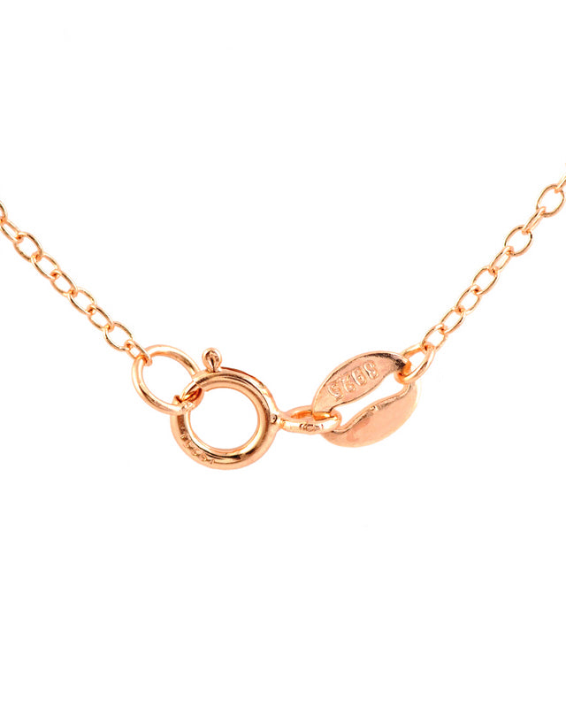 Paix Rose Gold Peace Necklace GENEVIVE