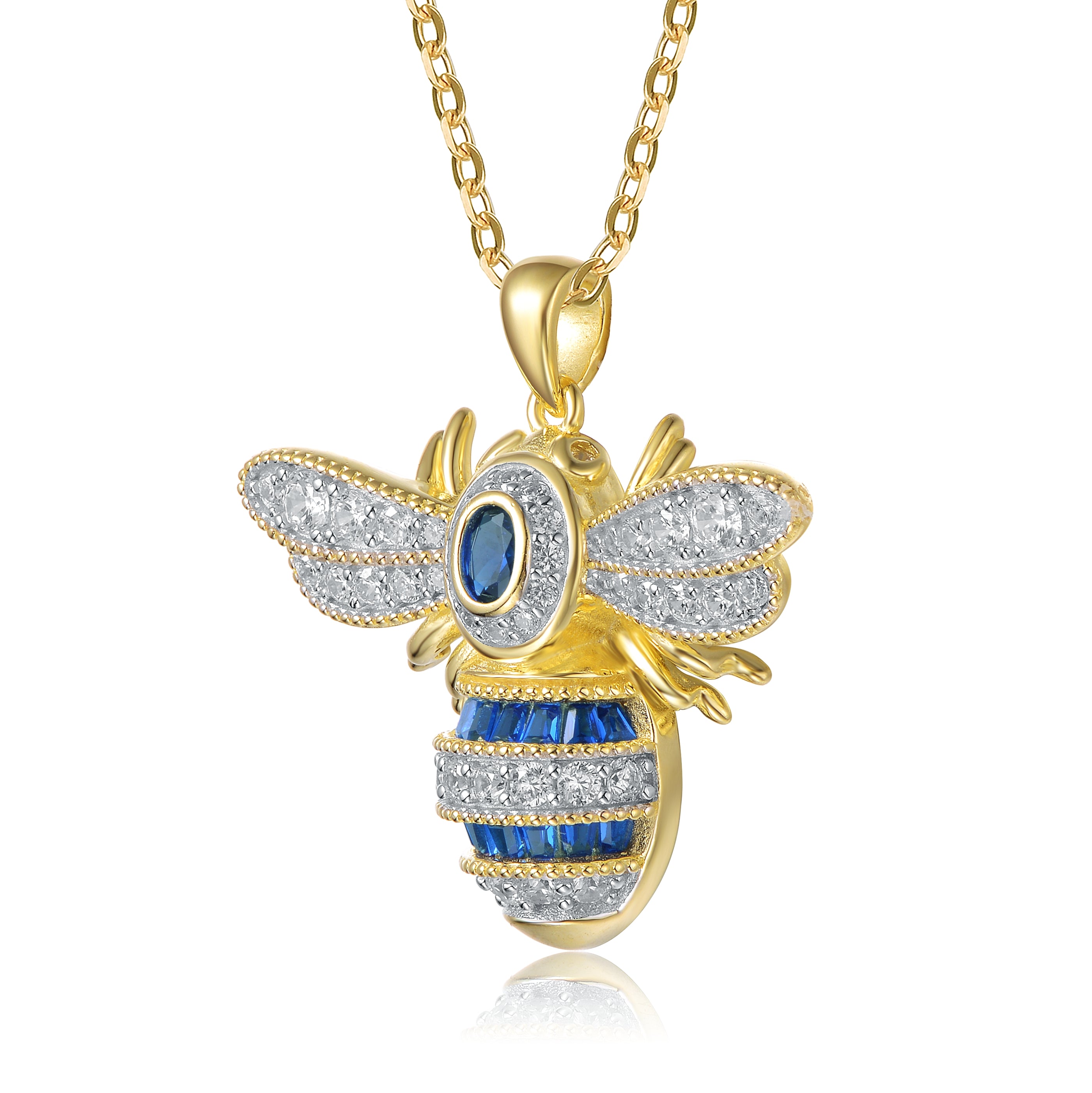 Eloise Pave Wasp Couture Pendant GENEVIVE