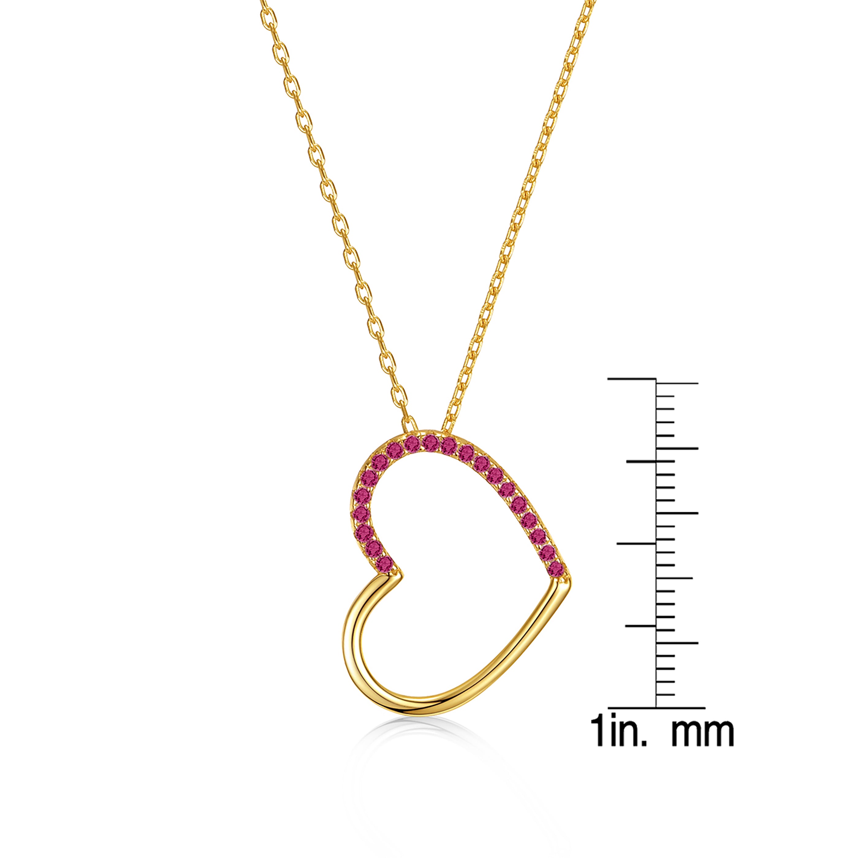 Vilette Modern Heart Necklace GENEVIVE