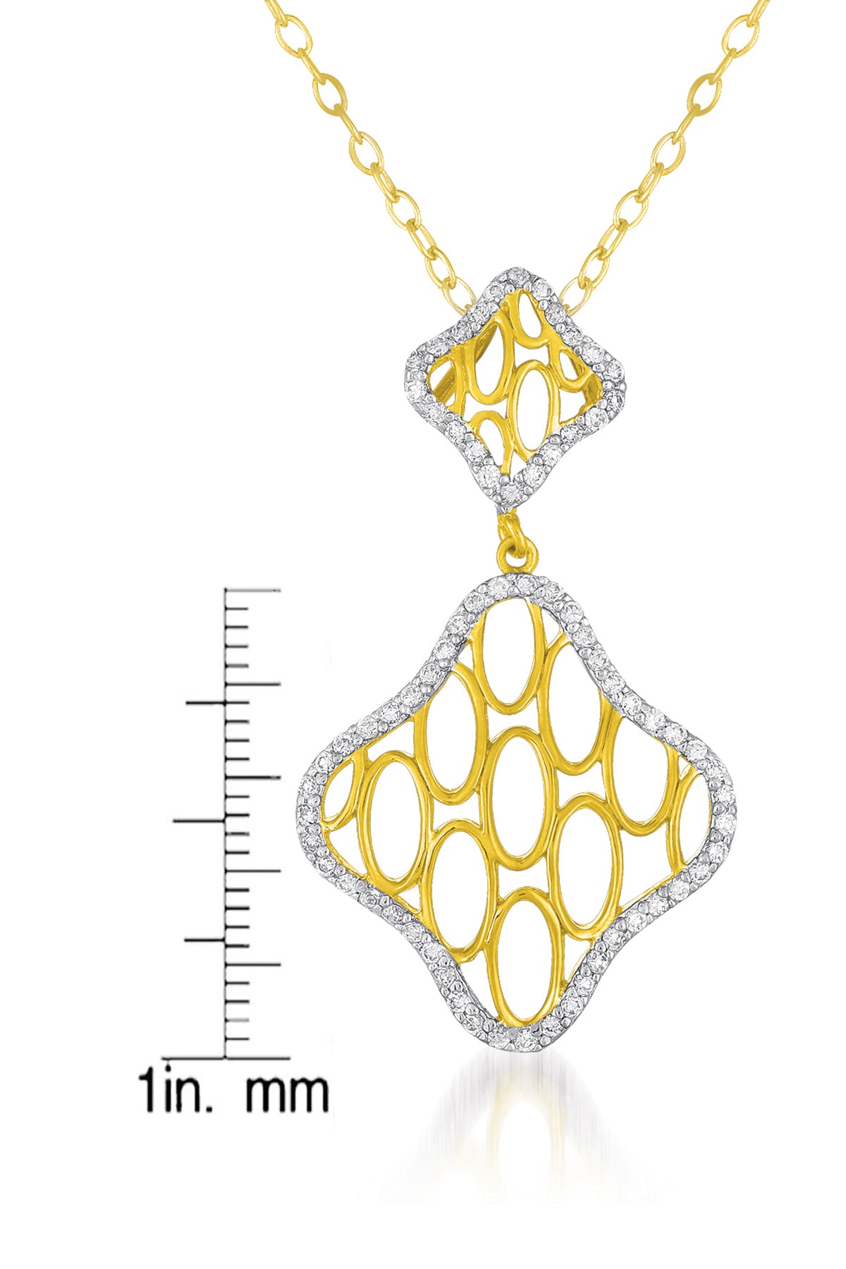 Monique Two Tone Pendant GENEVIVE