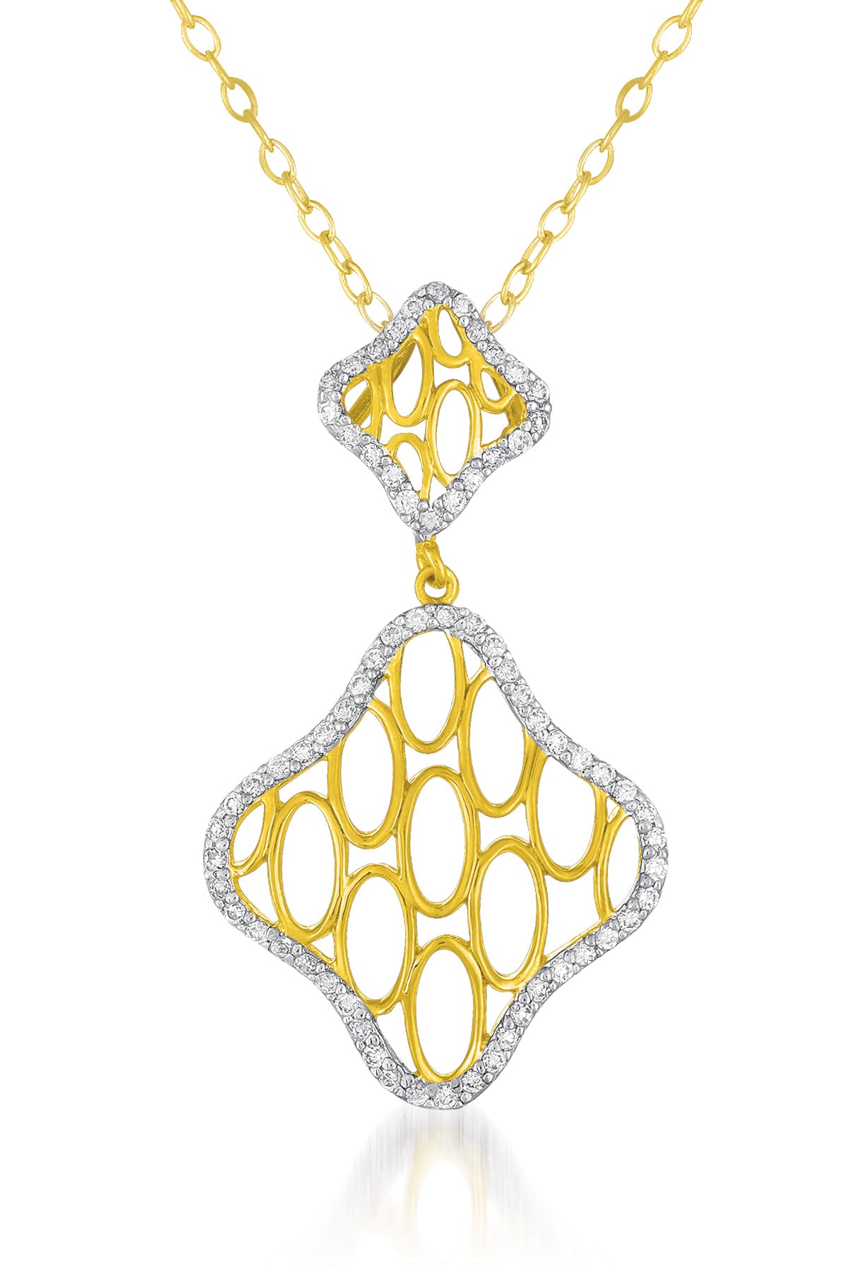 Monique Two Tone Pendant GENEVIVE