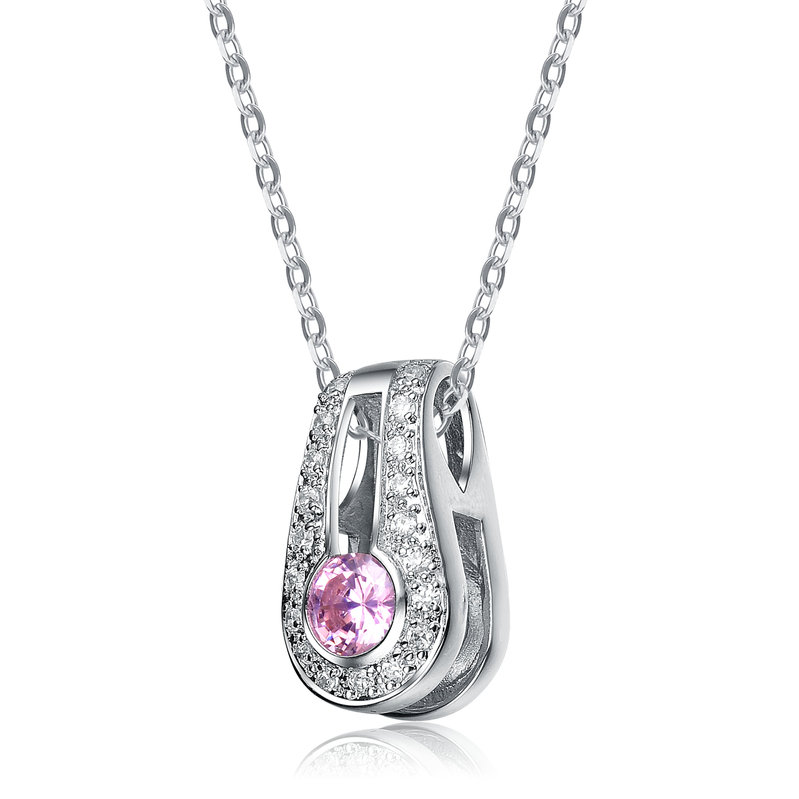 Renée Midi Pink Pendant GENEVIVE