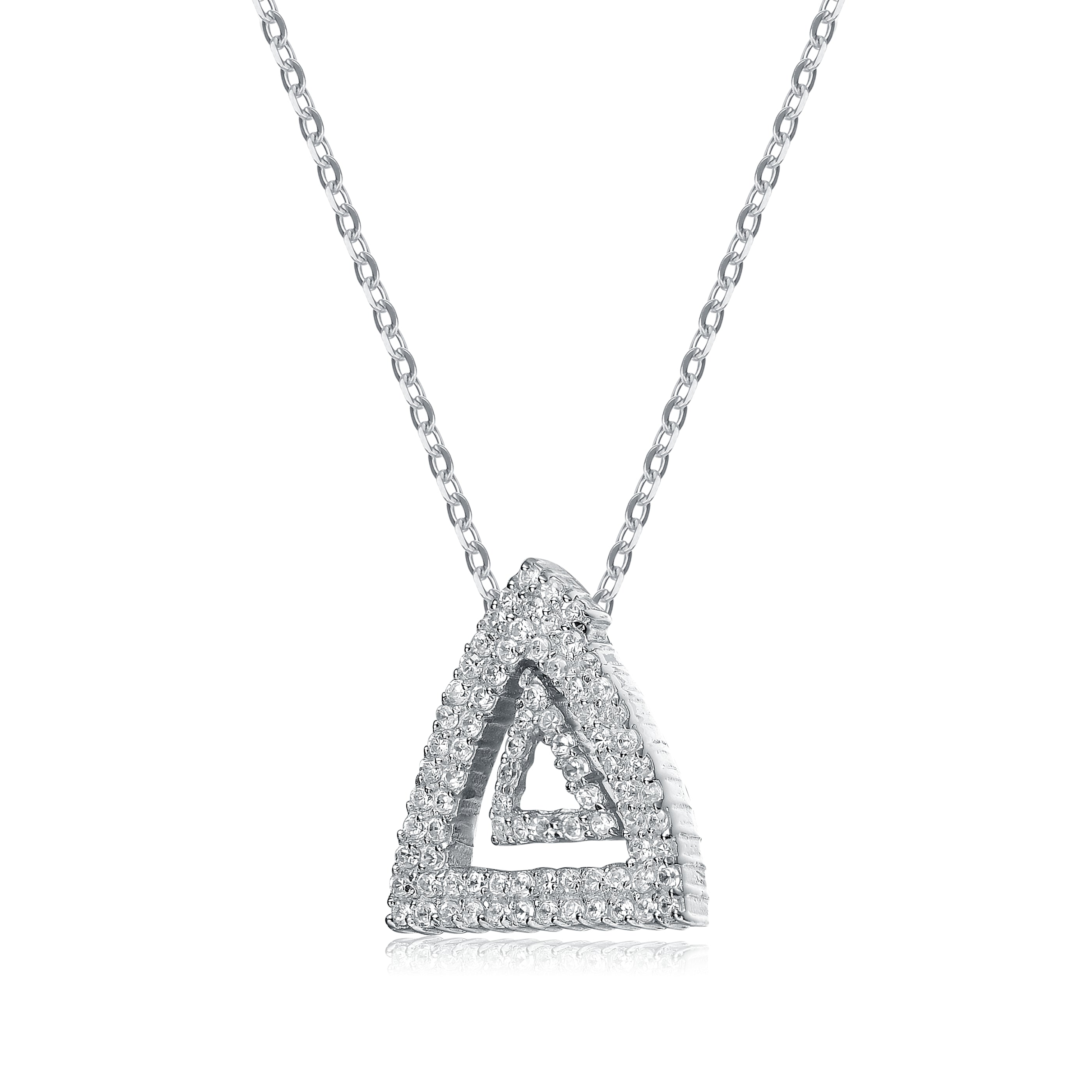 Danielle Triangle Design Pendant GENEVIVE