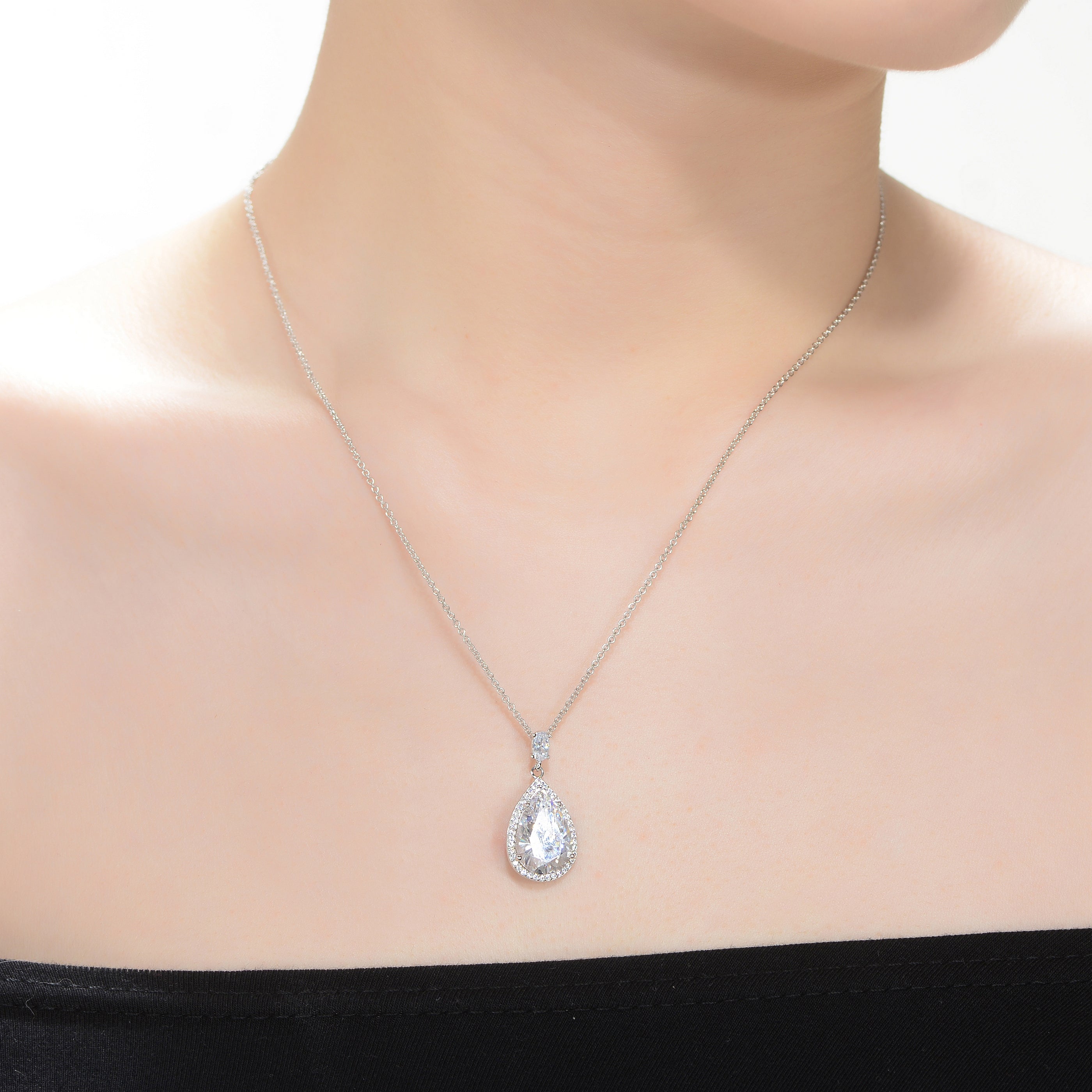 Camille Accent Drop Couture Necklace GENEVIVE