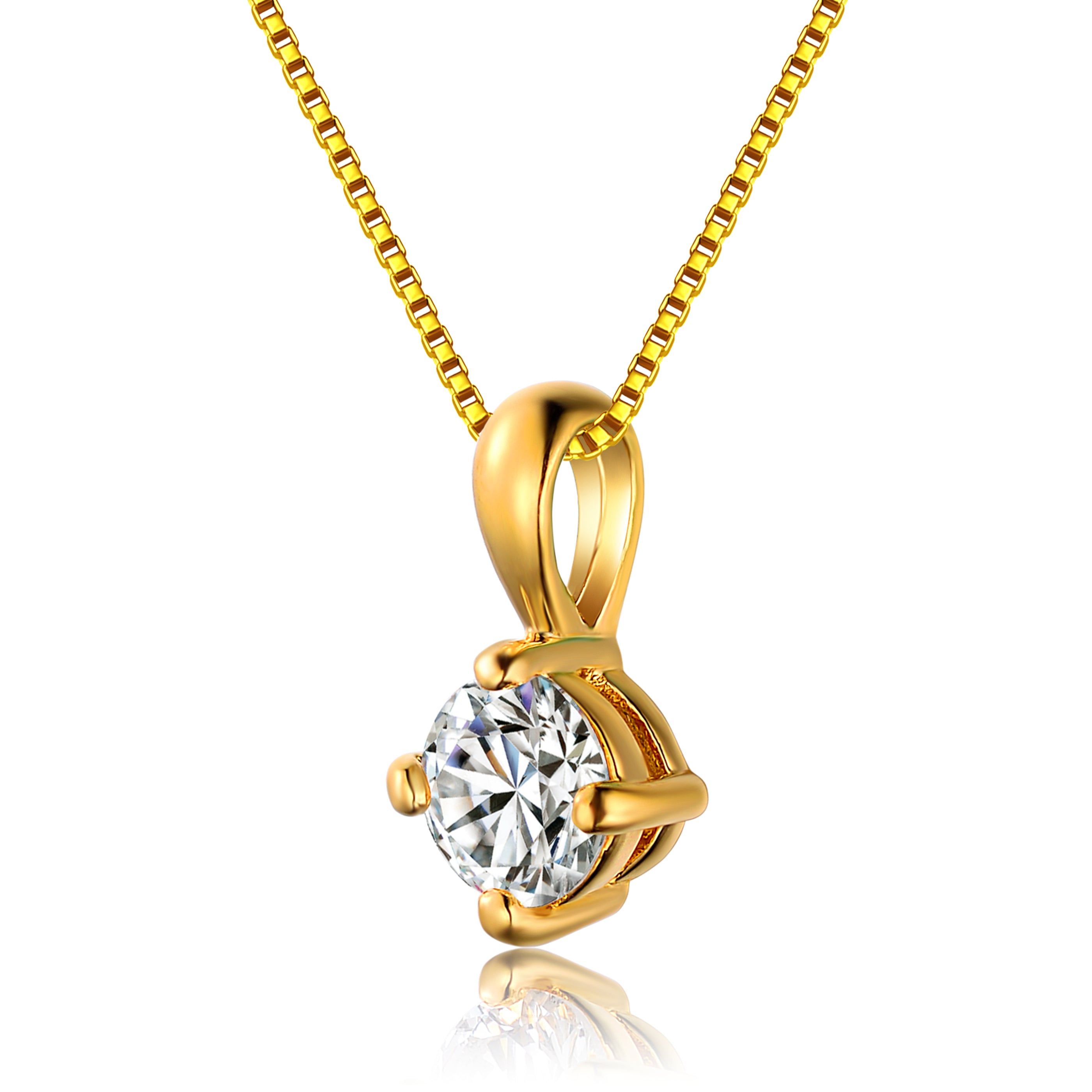 Fleur Classic Round Collier Necklace GENEVIVE