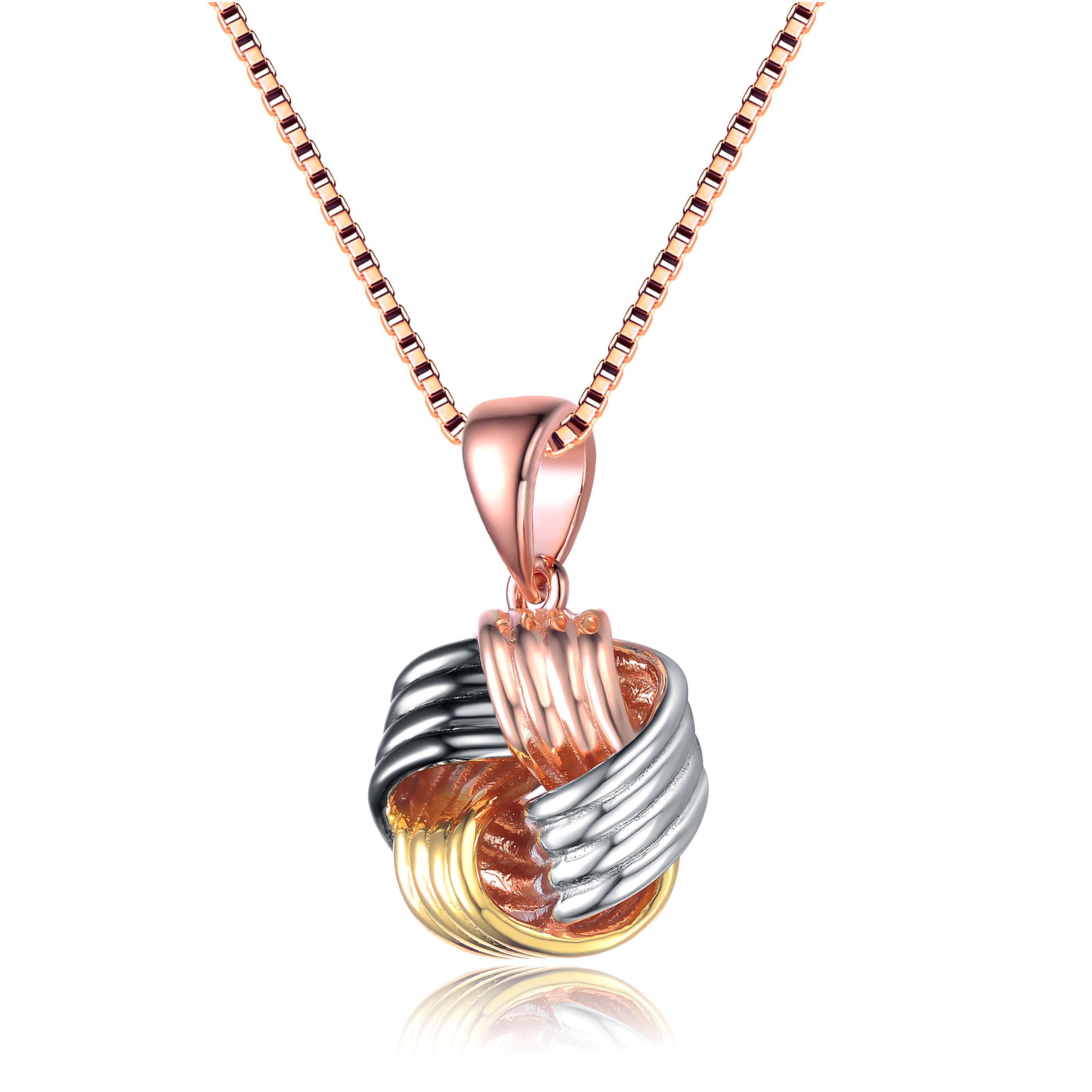Colette Overlay Knot Necklace GENEVIVE