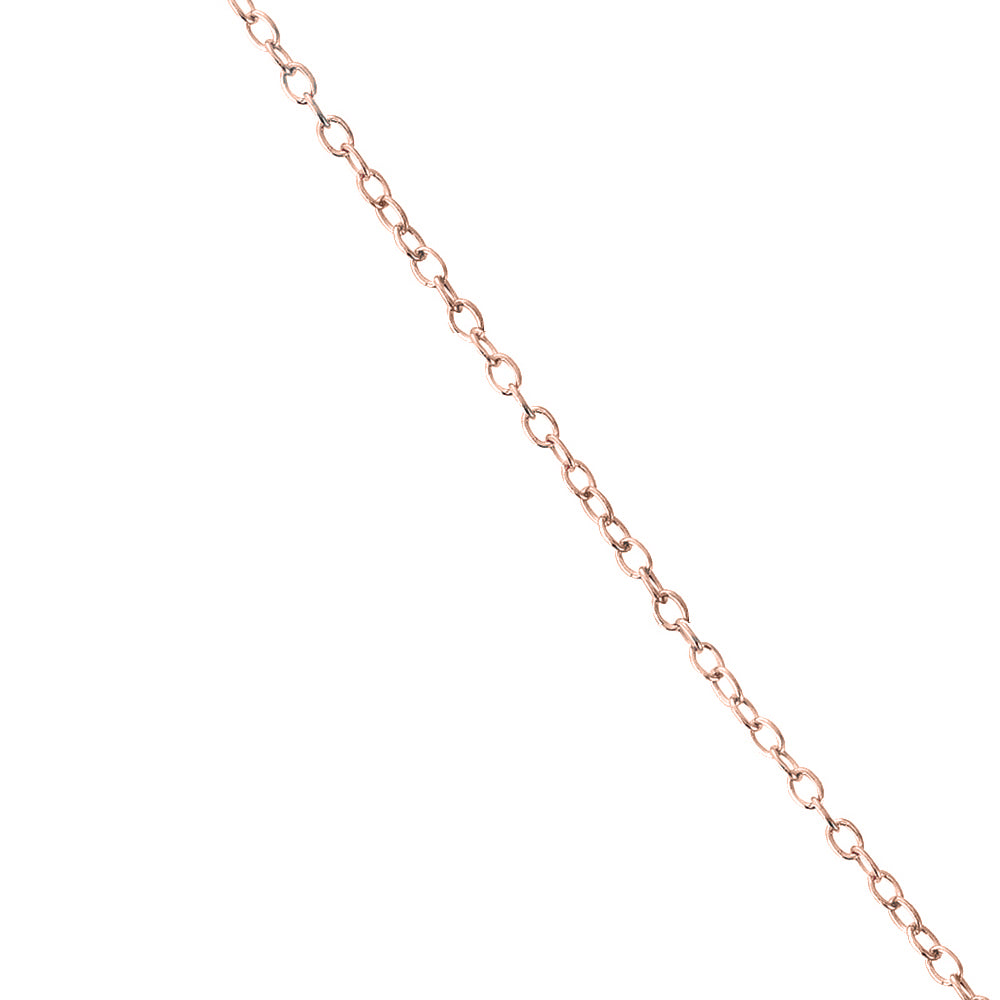 Marie Dainty Boho Brushed Solitaire Pendant GENEVIVE