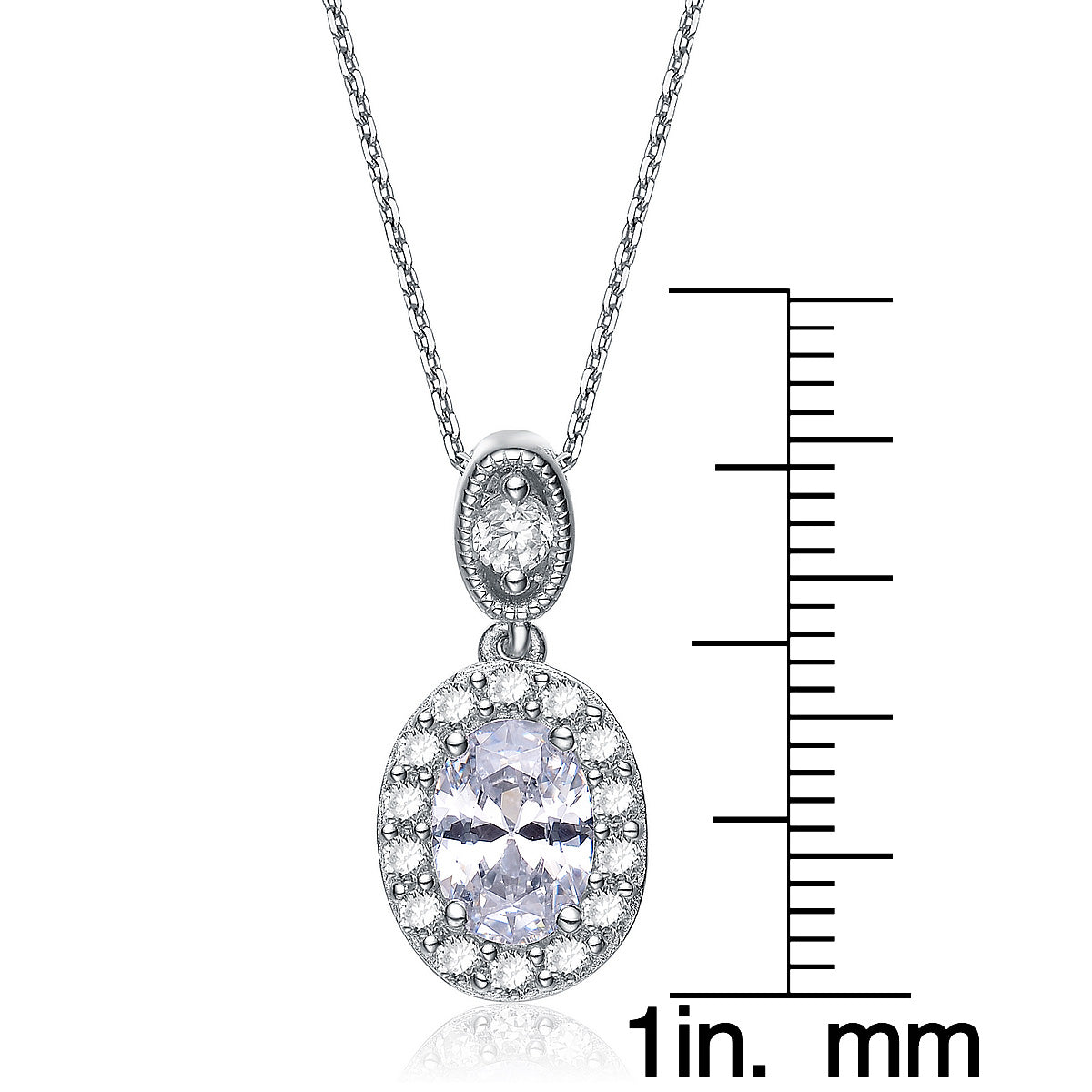 Giselle Oval Pendant GENEVIVE