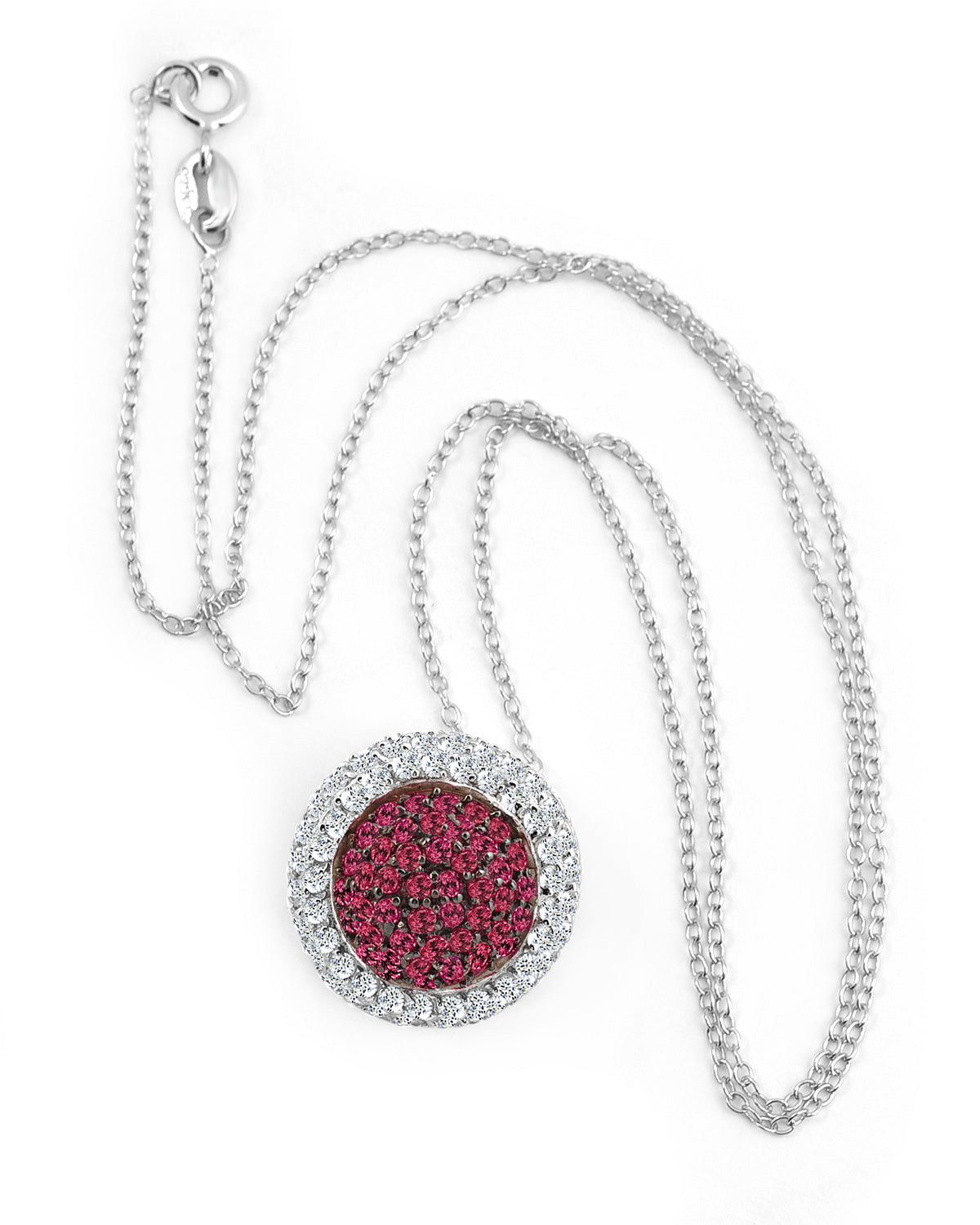 Laurie Midi Round Pendant Necklace GENEVIVE