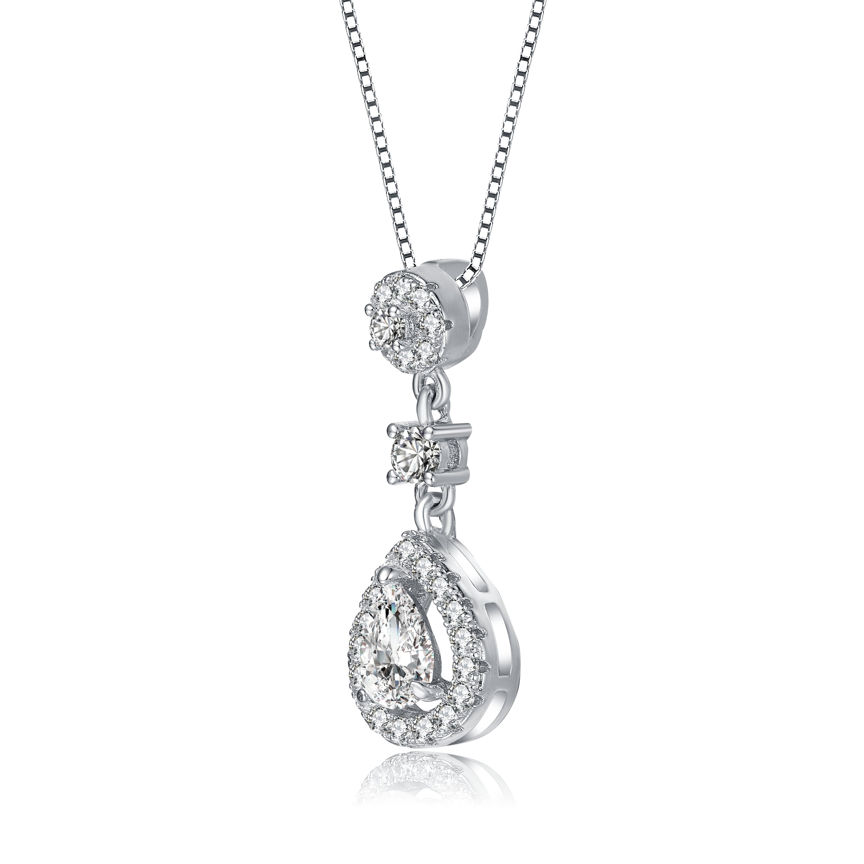 Constance Marquise Teardrop Pendant GENEVIVE