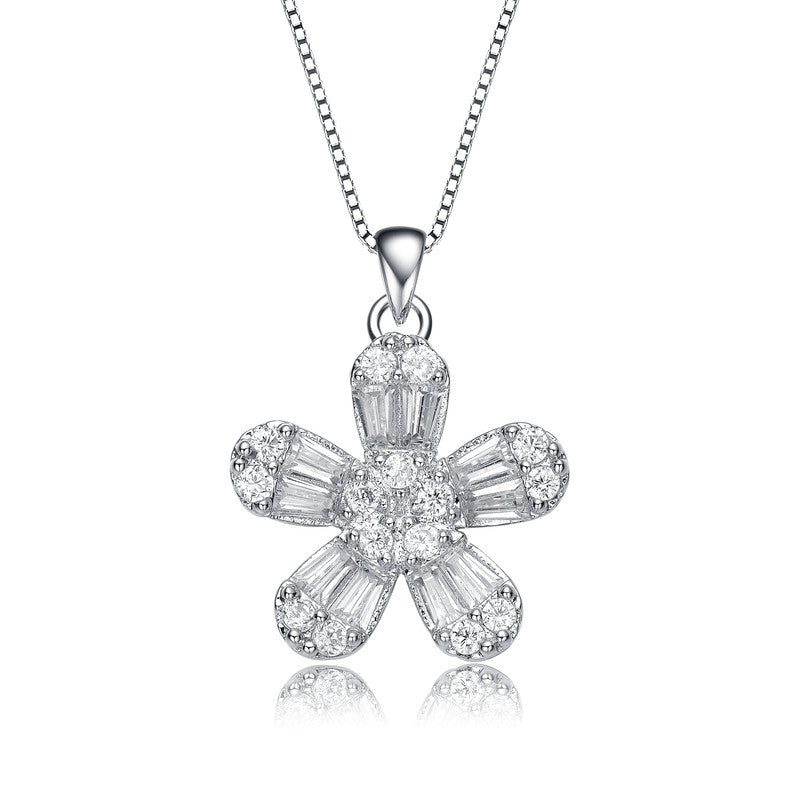 Marie Classic Flower Pendant Necklace GENEVIVE