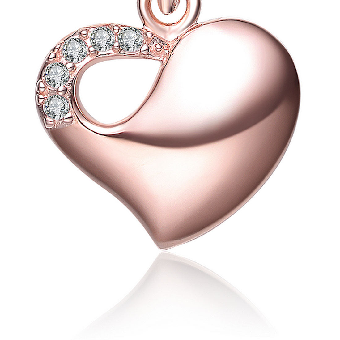 Gabrielle Dainty Cœur Pendentif Heart Necklace GENEVIVE