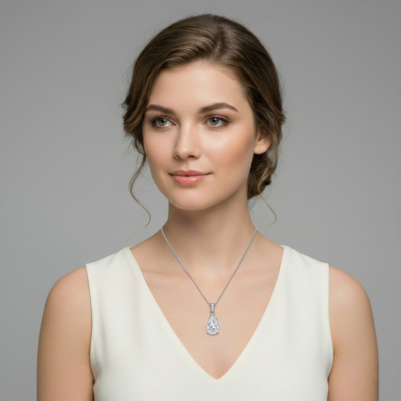 Mini Constance Teardrop Necklace GENEVIVE