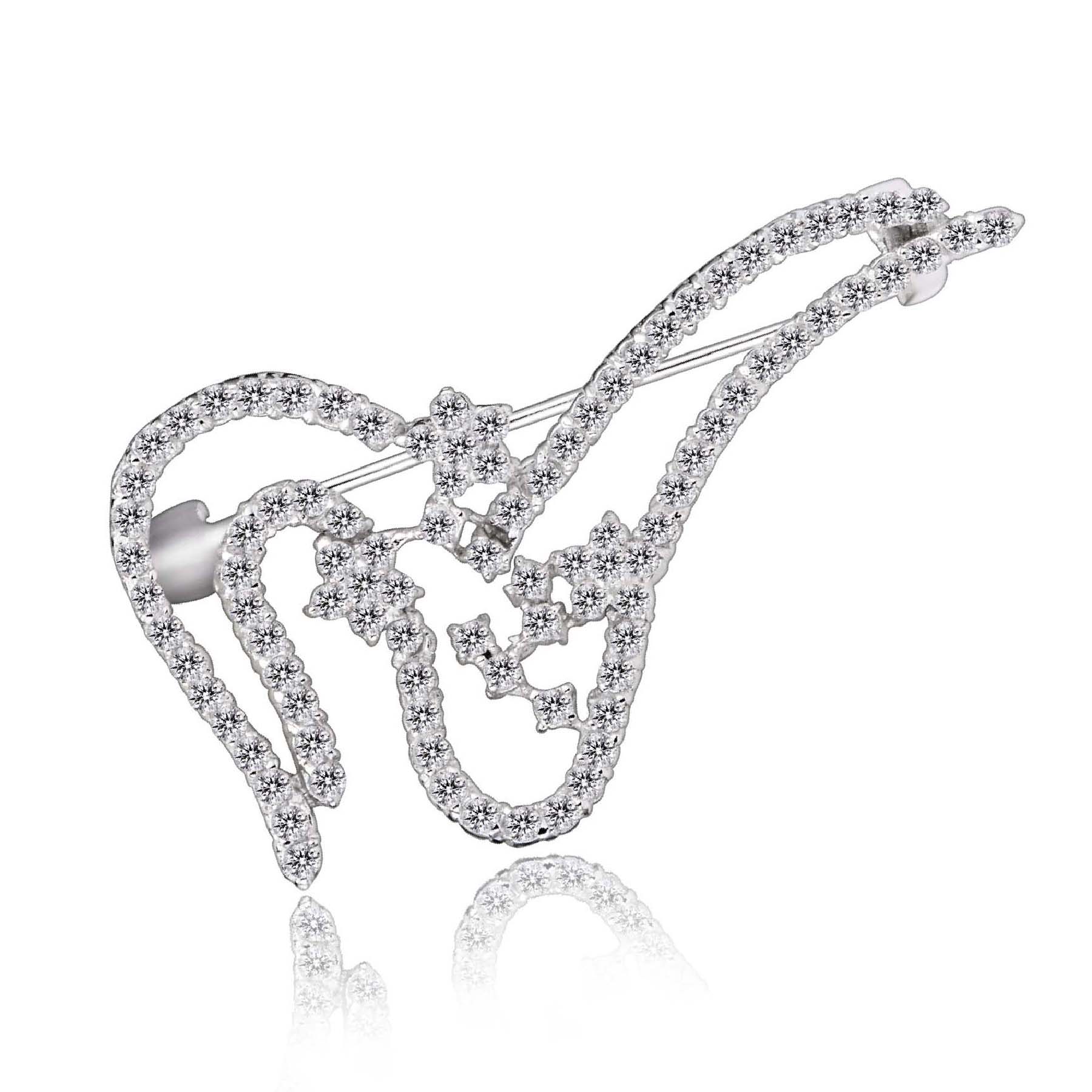 Lucie White Pin GENEVIVE