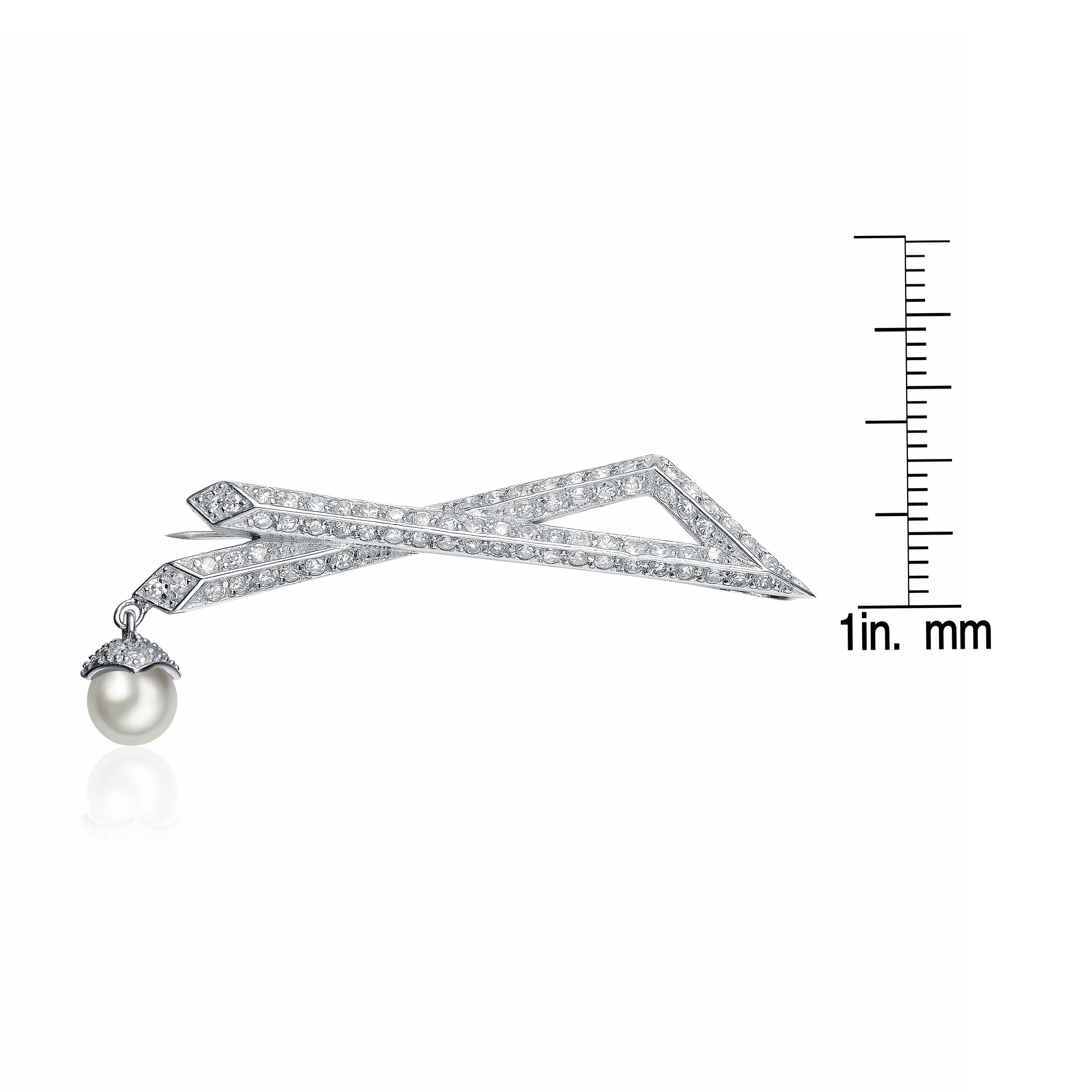 Celeste Geometric Faux Pearl GENEVIVE