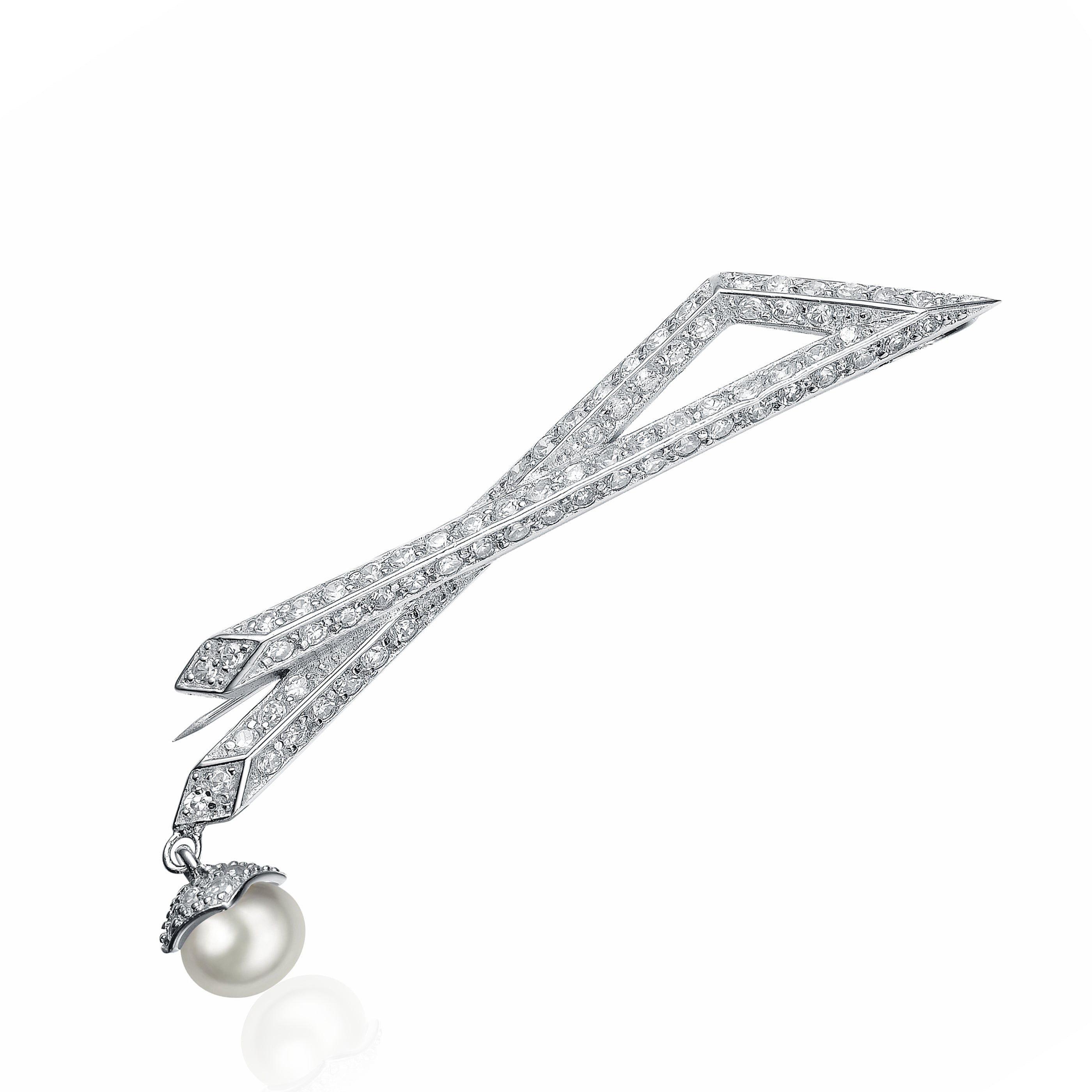 Celeste Geometric Faux Pearl GENEVIVE