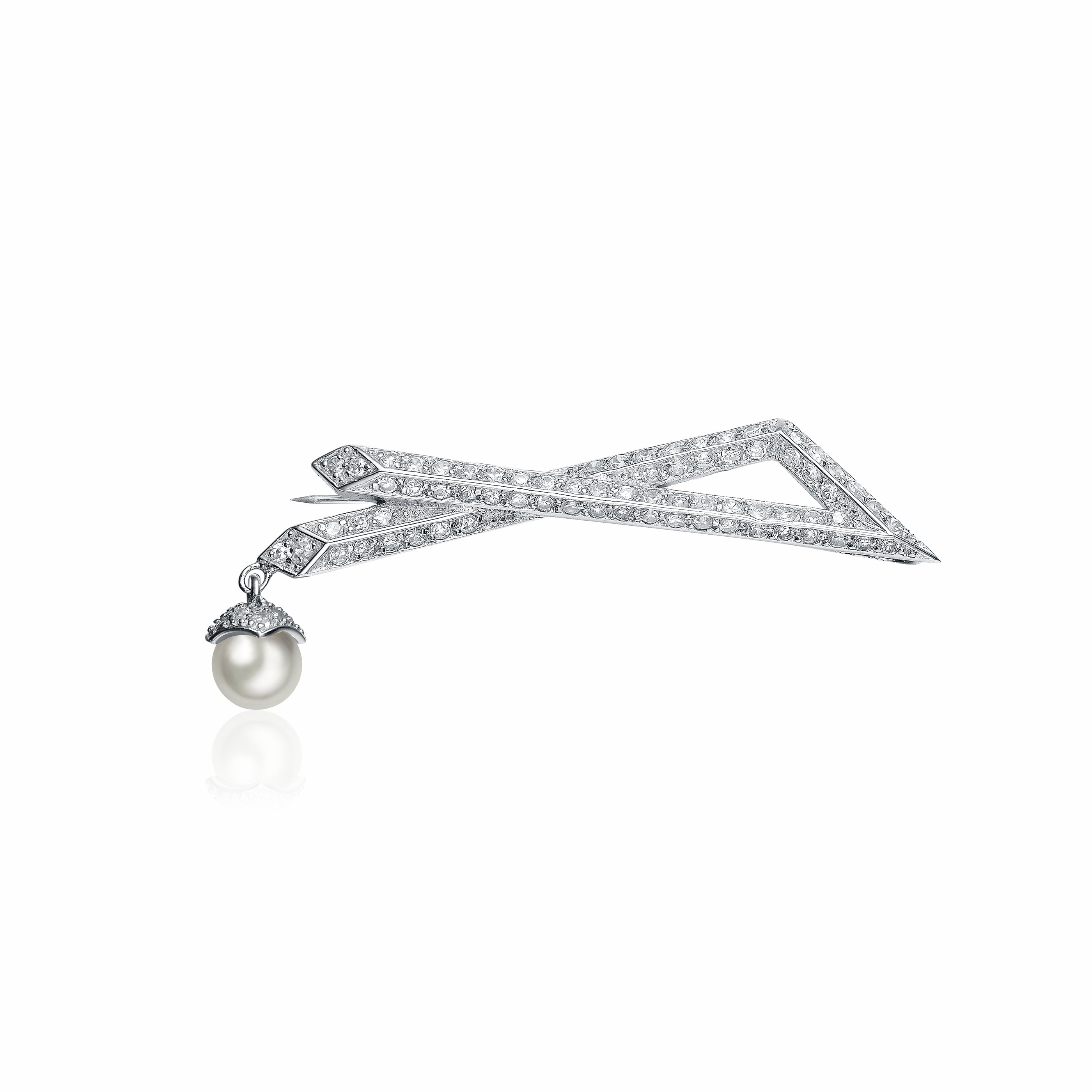 Celeste Geometric Faux Pearl GENEVIVE