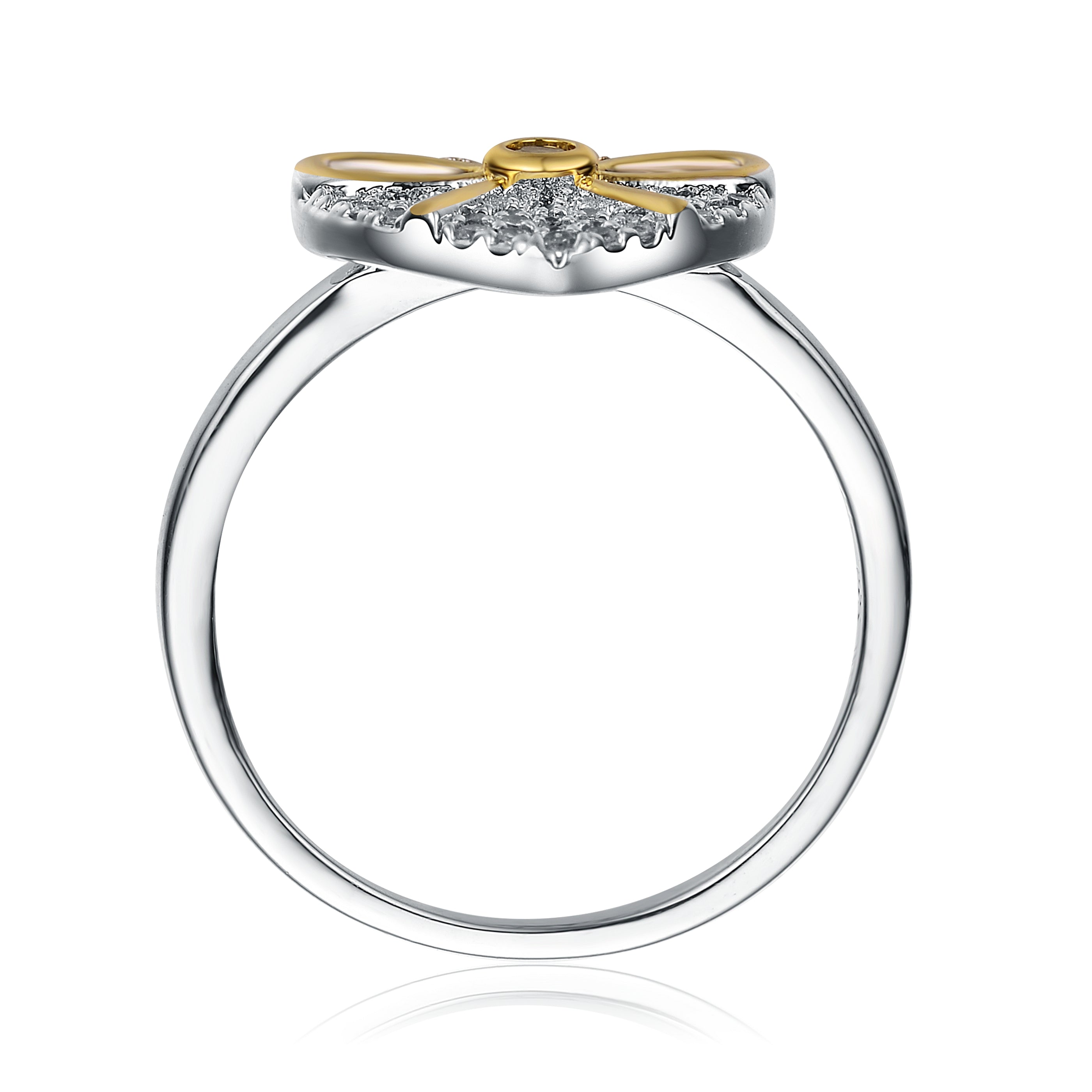 Vilette Classic Heart Bow Ring GENEVIVE