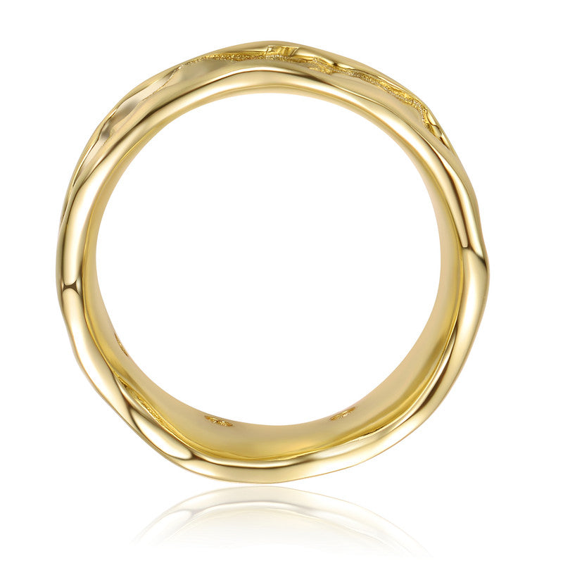 Ariana Wavy Sparkle Ring GENEVIVE
