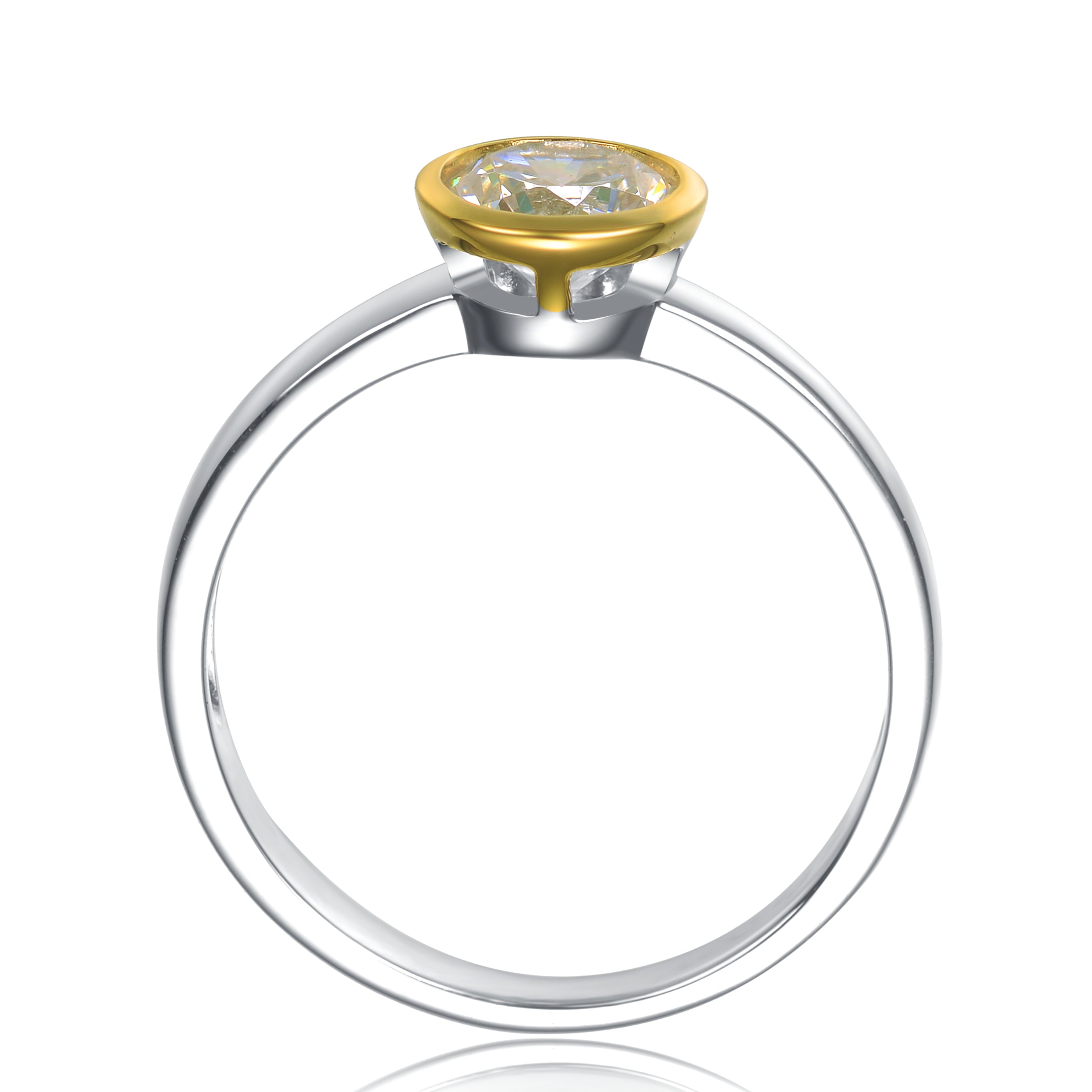 Gabrielle Statement Circular Shaped Design Ring GENEVIVE