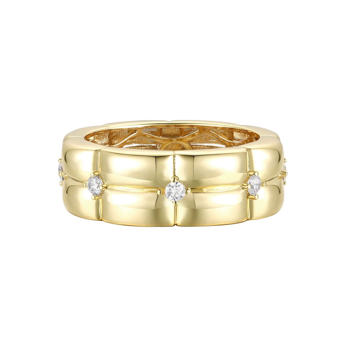 Monique Double Weave Band Ring GENEVIVE