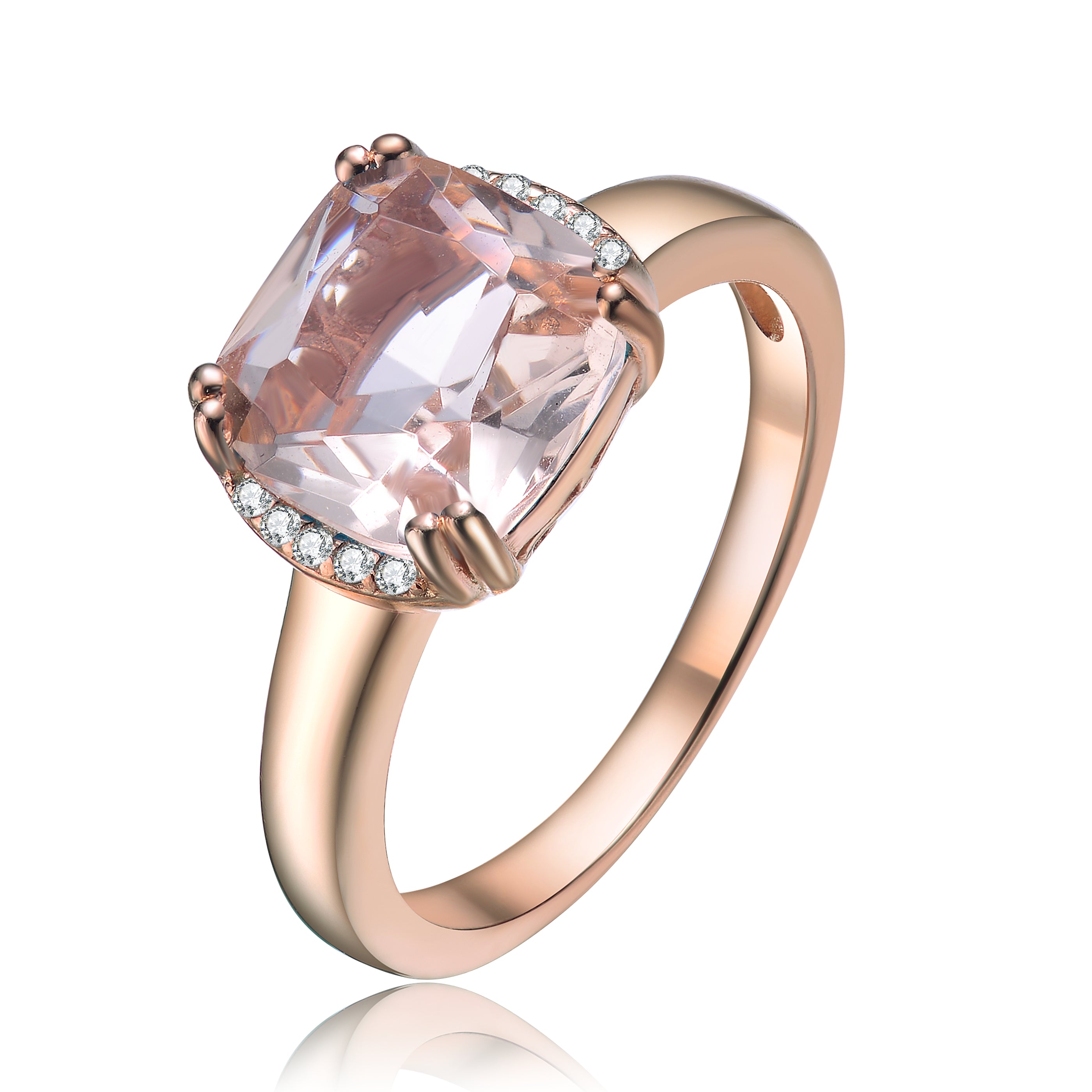 Fleur Square Shaped Ring GENEVIVE
