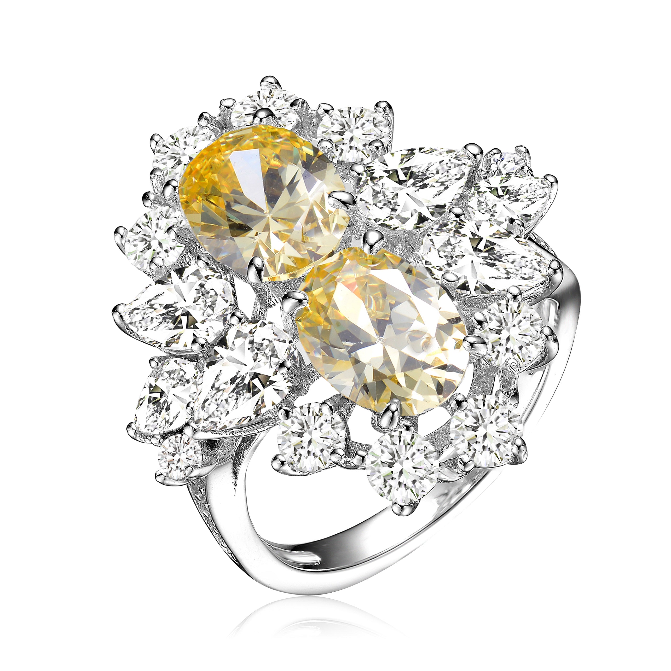 Dauphine Couture Cocktail Ring GENEVIVE