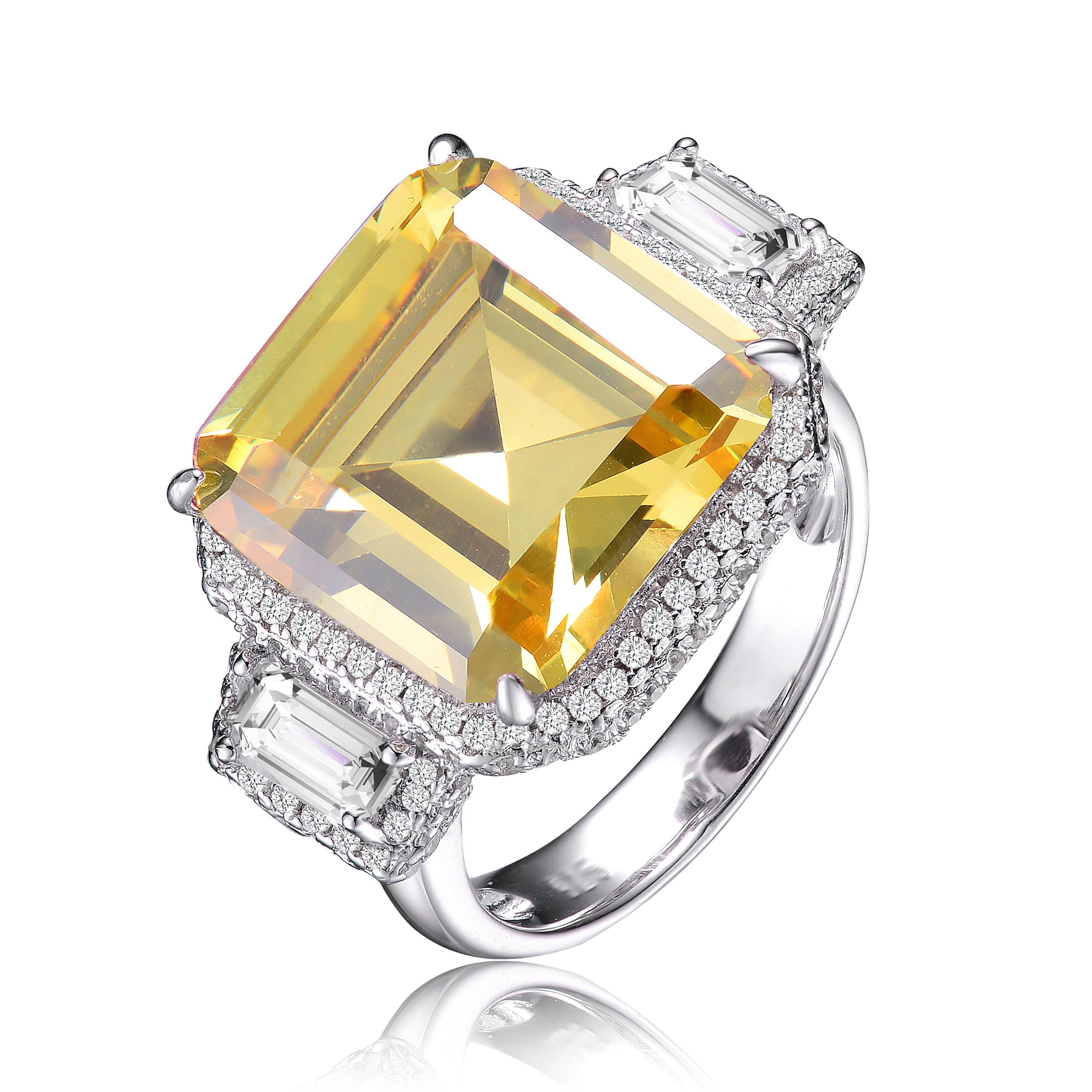 Monfort Ascher Three-Stone Couture Ring GENEVIVE
