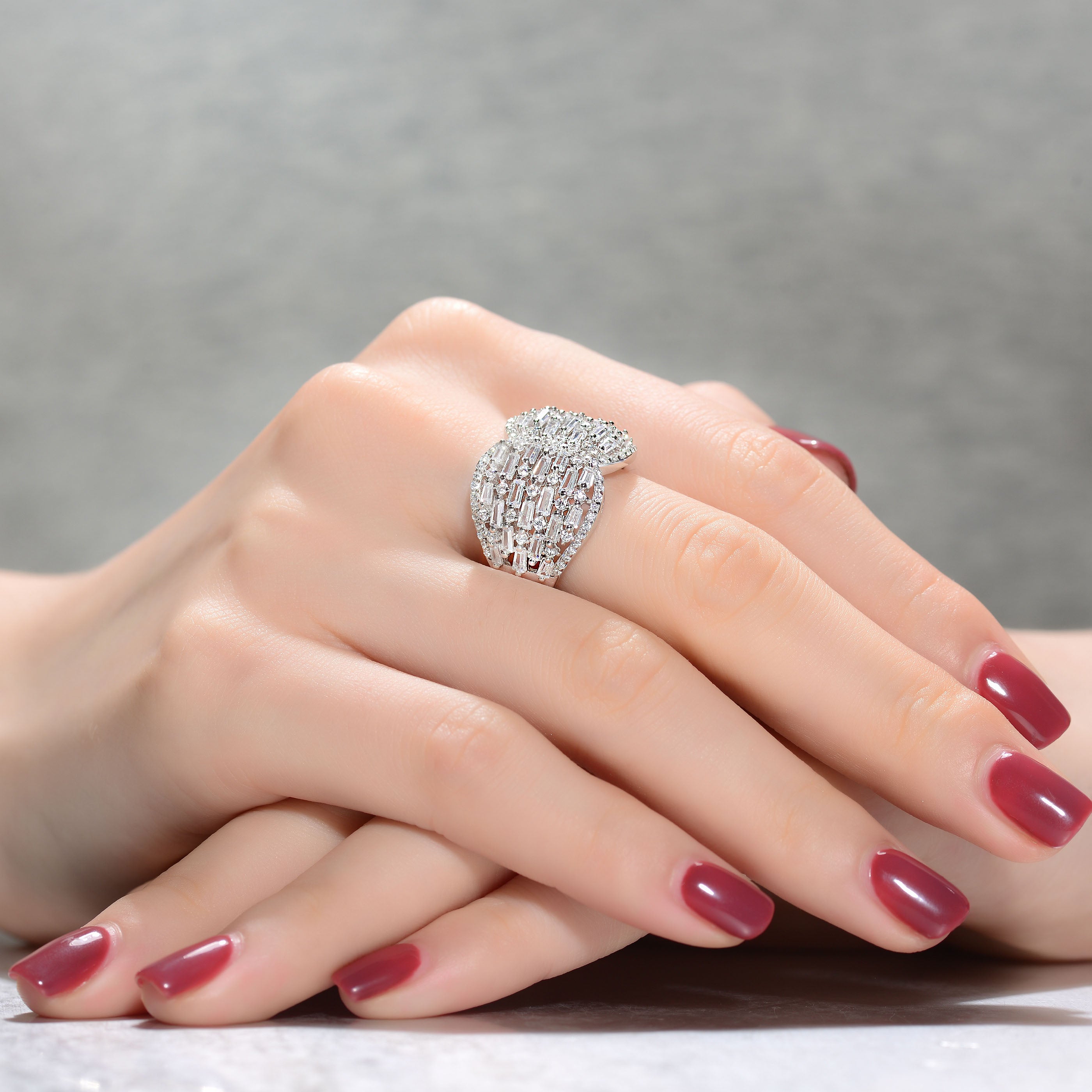 Marguerite Wrap Cluster Ring GENEVIVE