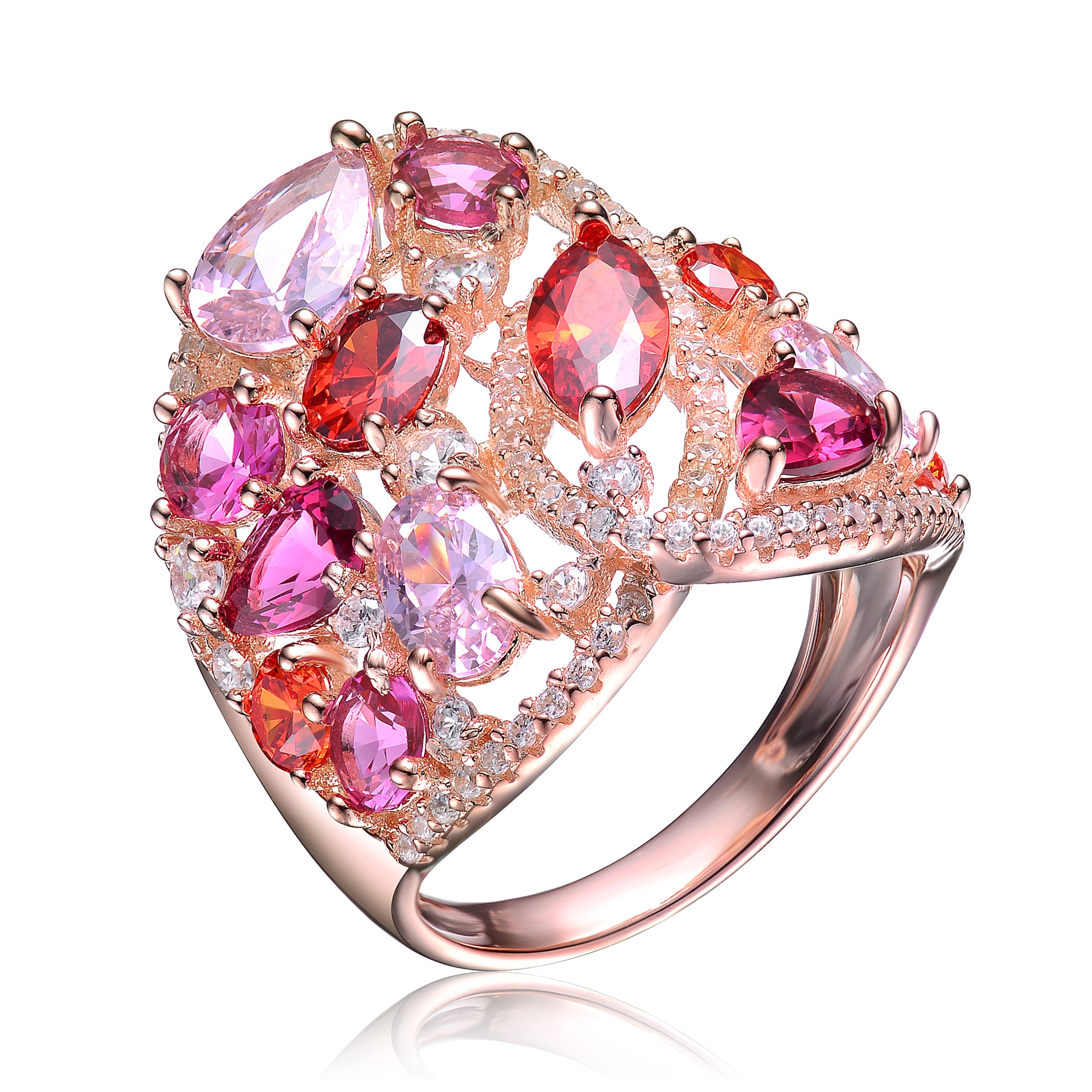 Palette Caroline Golden Band Ring GENEVIVE