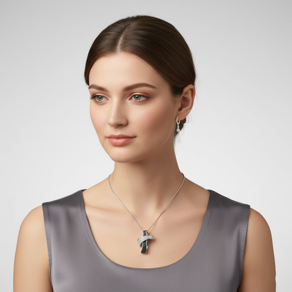Anne Ribbon Necklace GENEVIVE