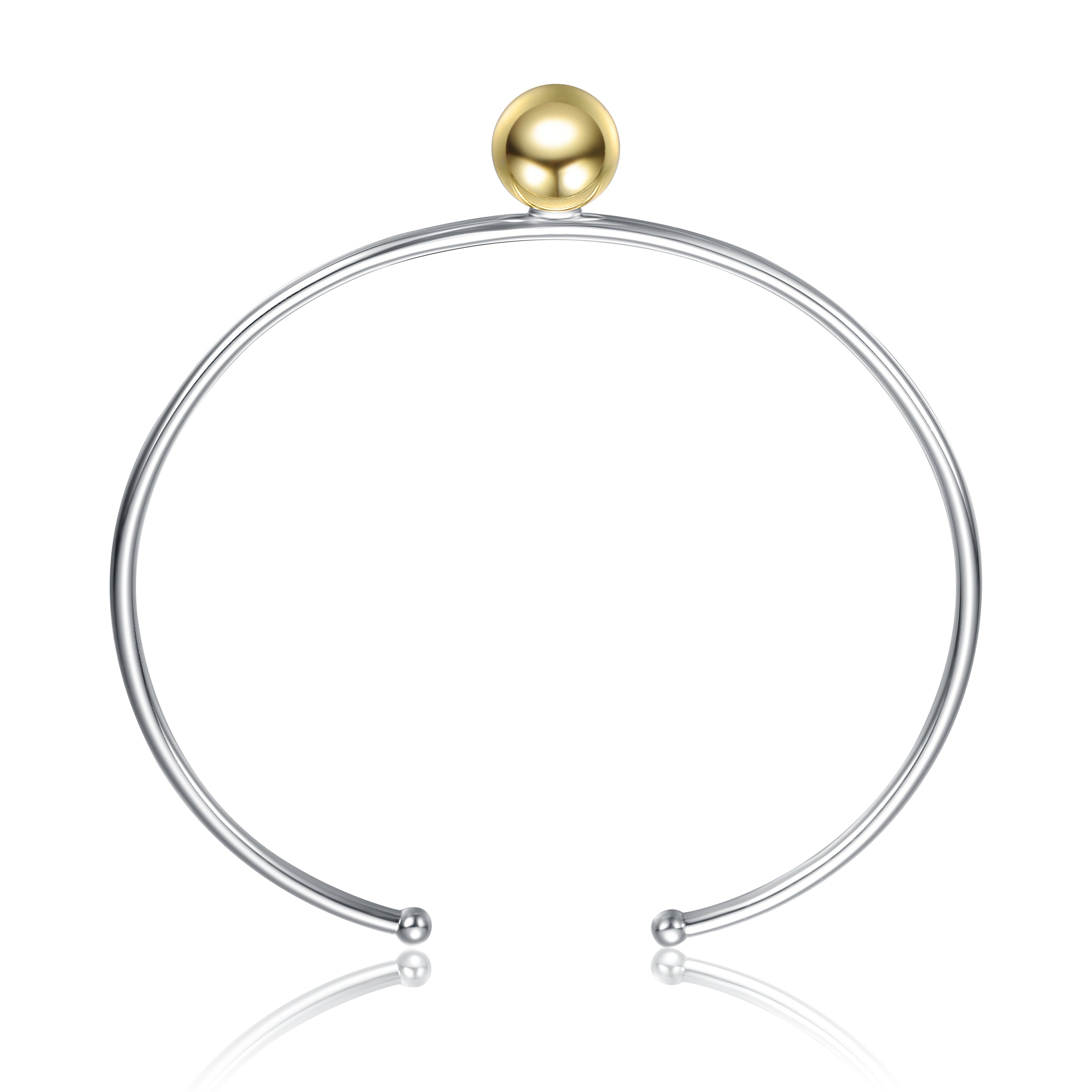 Isabelle Sphere Open Cuff Bracelet GENEVIVE