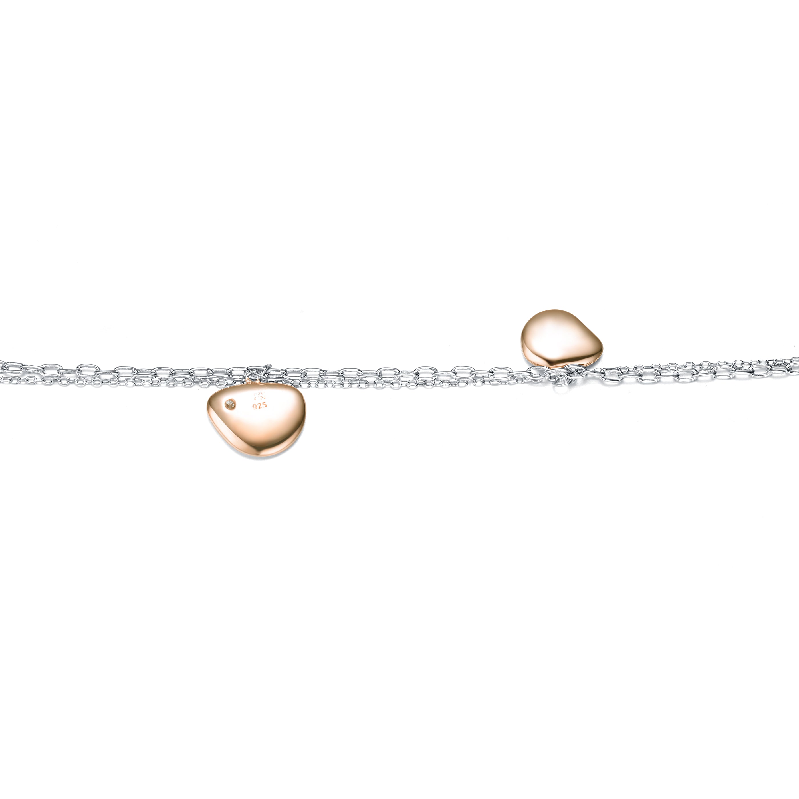 Coralie Pebble Charms Link Bracelet GENEVIVE