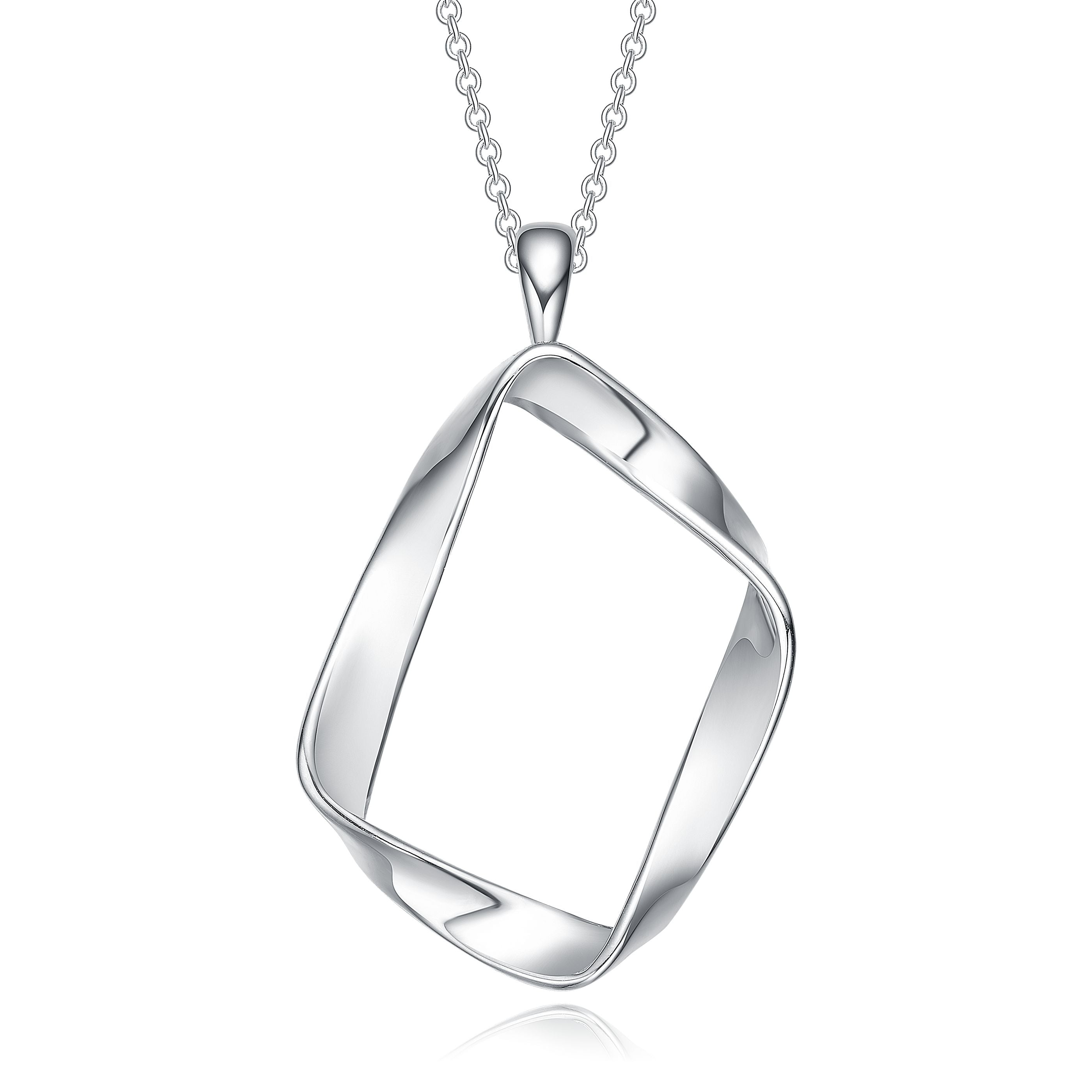 Celeste Twisted Halo Necklace GENEVIVE