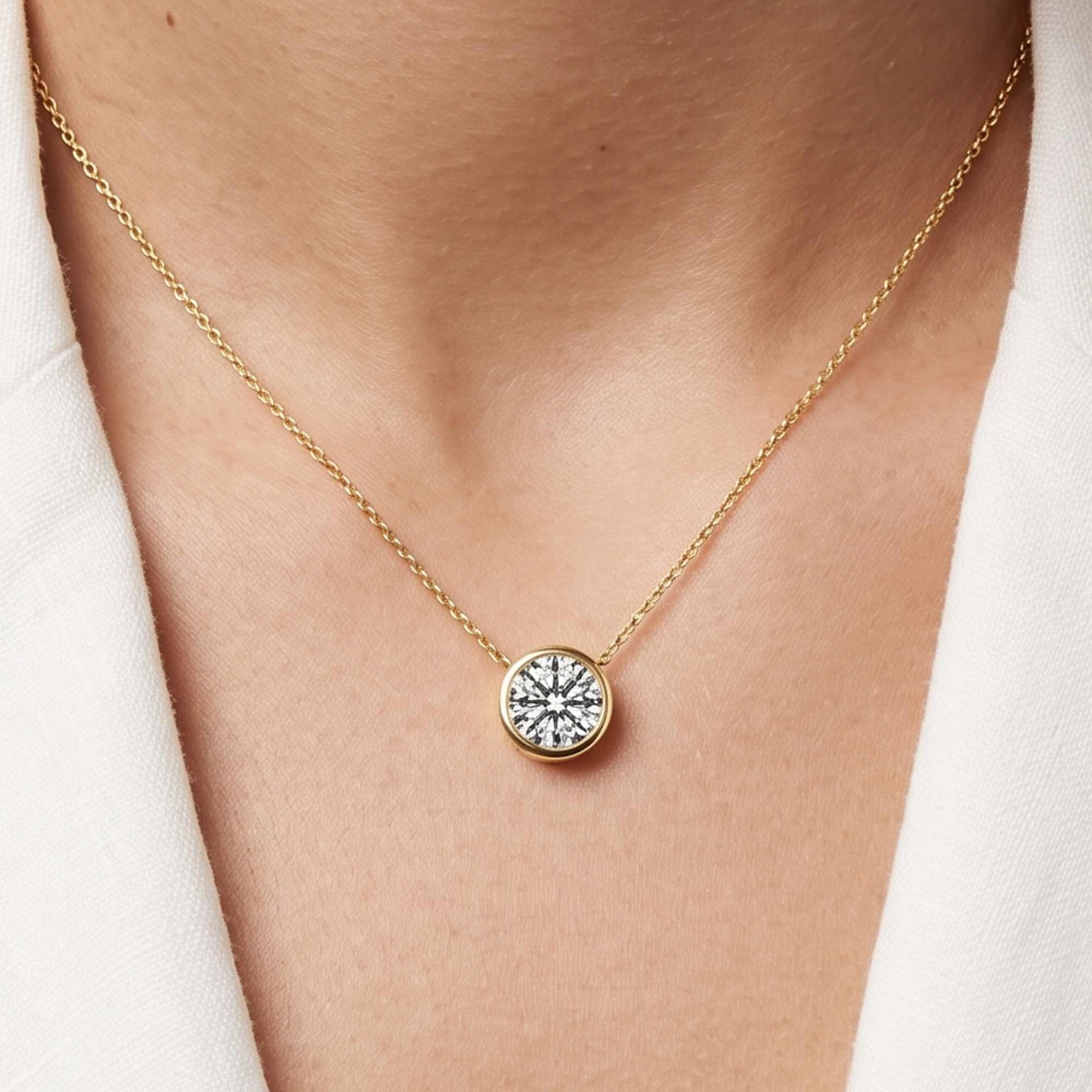 Marie Vilette Golden Chain Necklace GENEVIVE