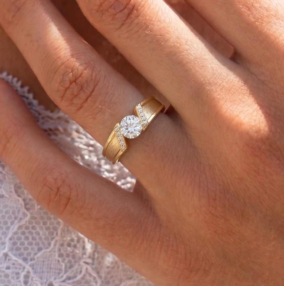Amelia Radiant Promise Wedding Ring GENEVIVE
