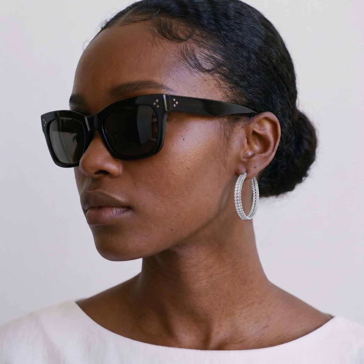 Lisette Braided Hoop Earrings Genevive