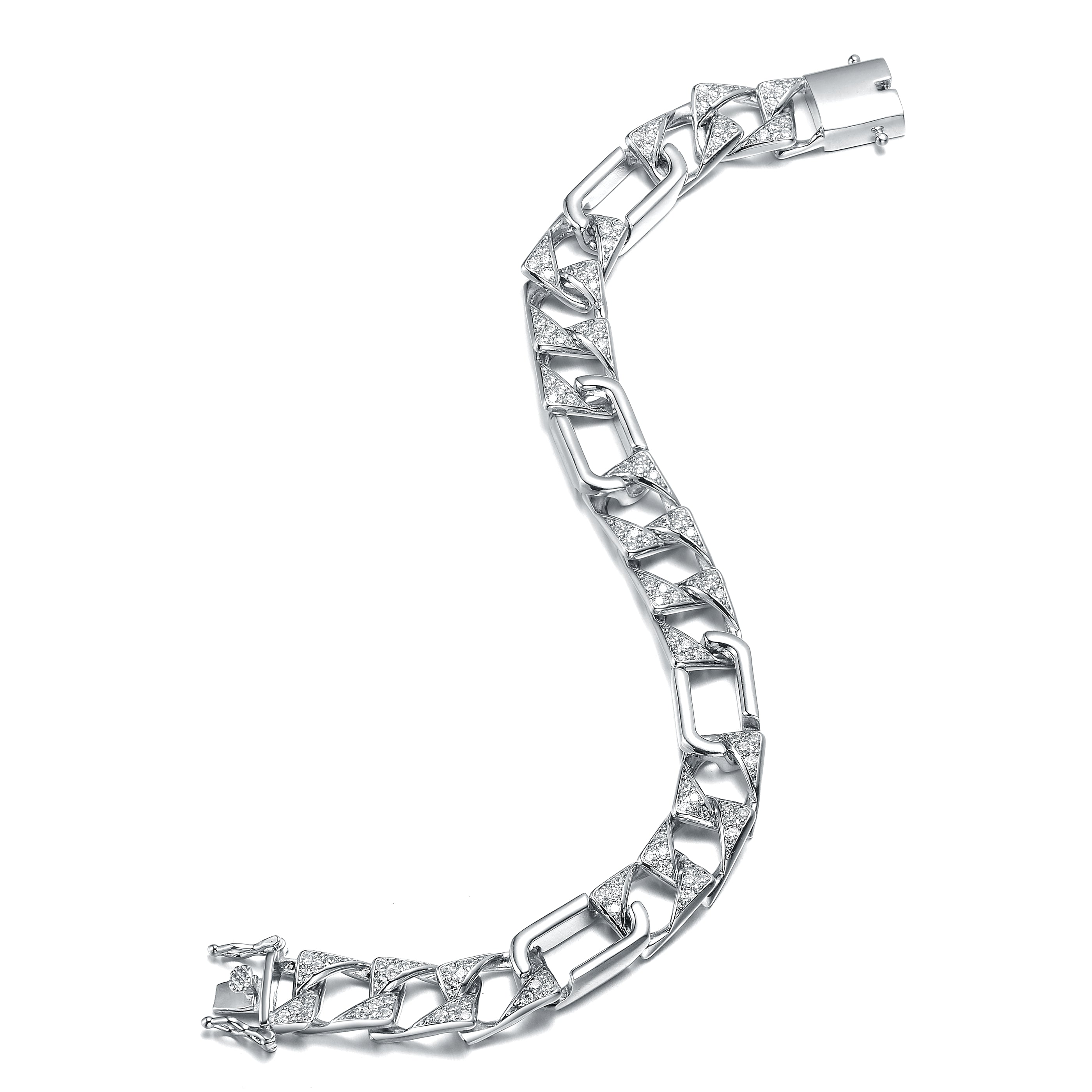 Belleville Chunky Chain Link Statement Bracelet Genevive