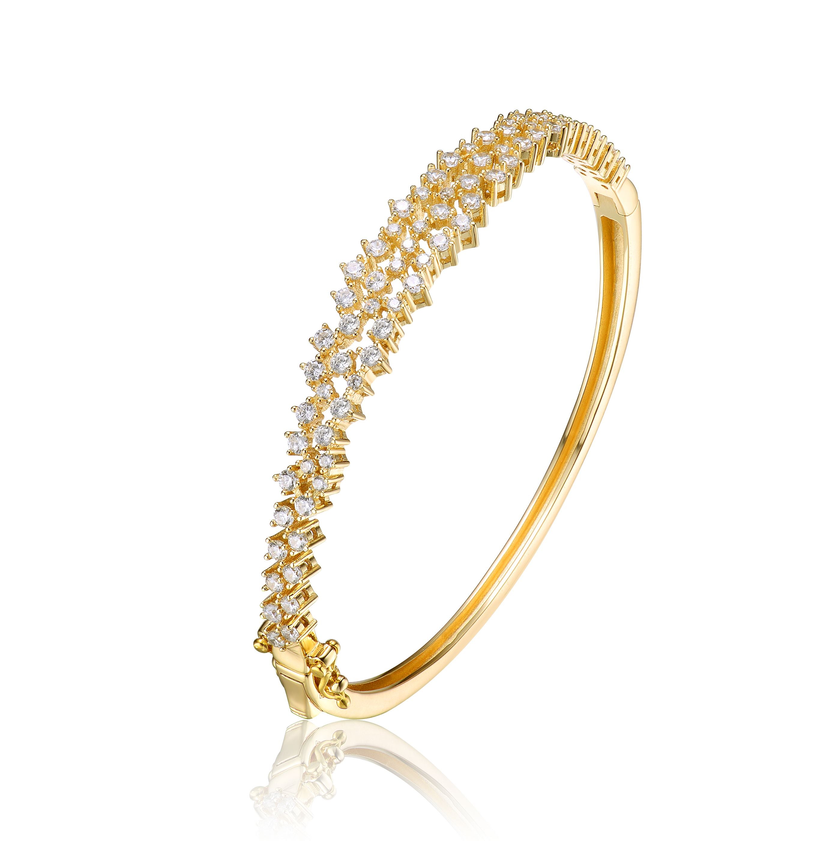 Lierre Cluster Bangle Bracelet GENEVIVE