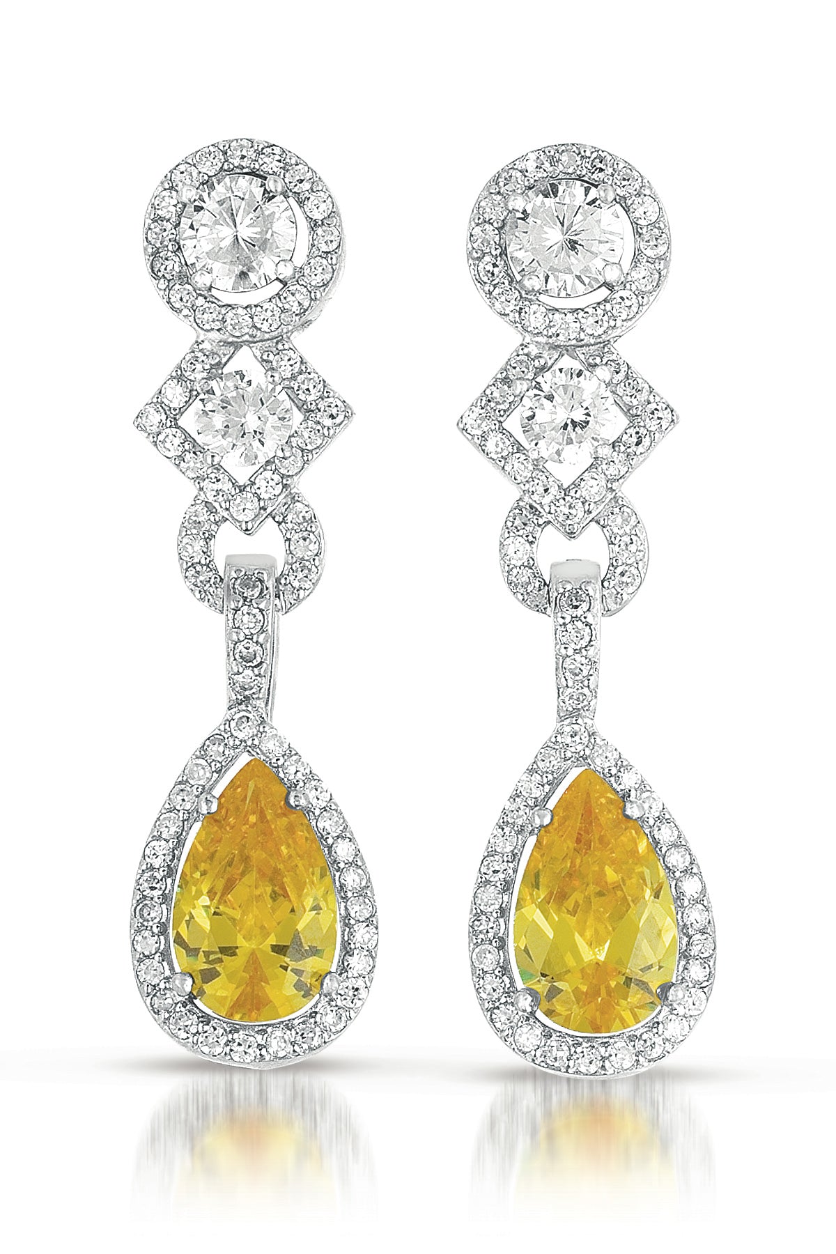 Céline Sunset Dangle Couture Earrings GENEVIVE