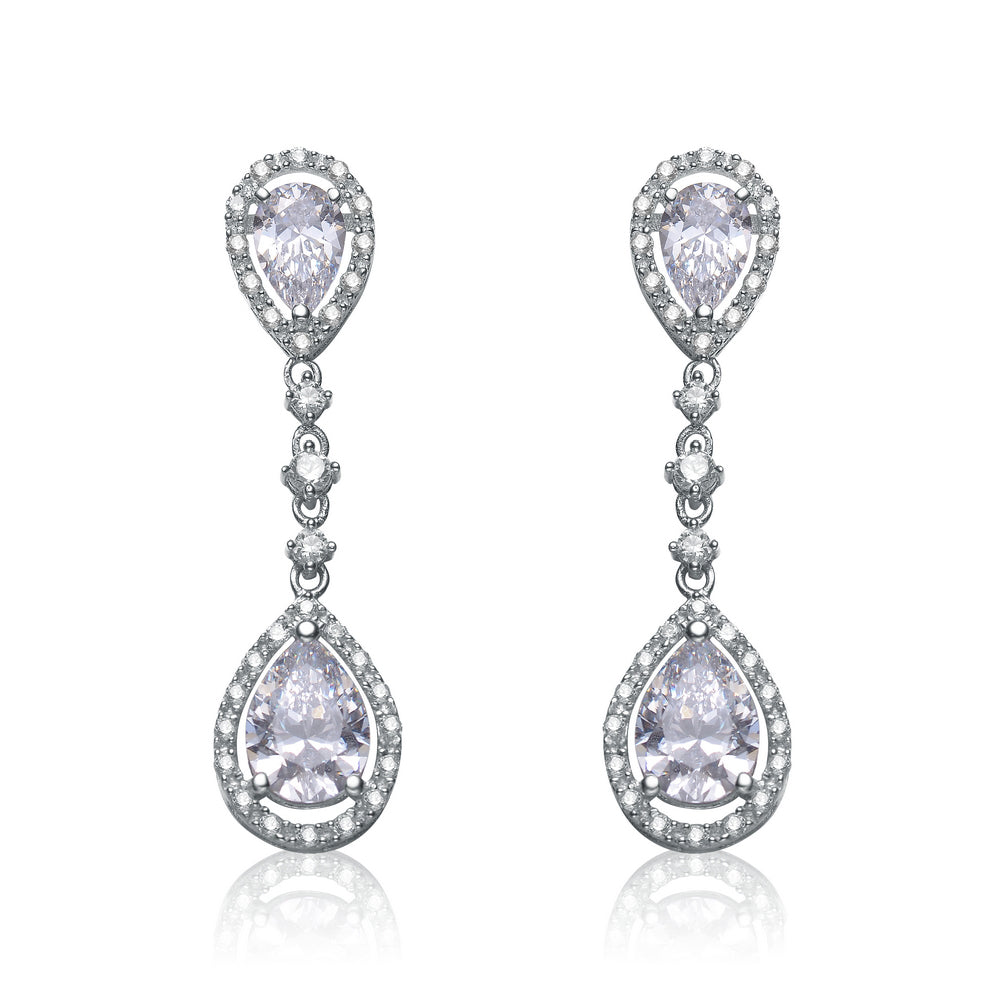 La Roche Pear Shape Drop Earrings GENEVIVE