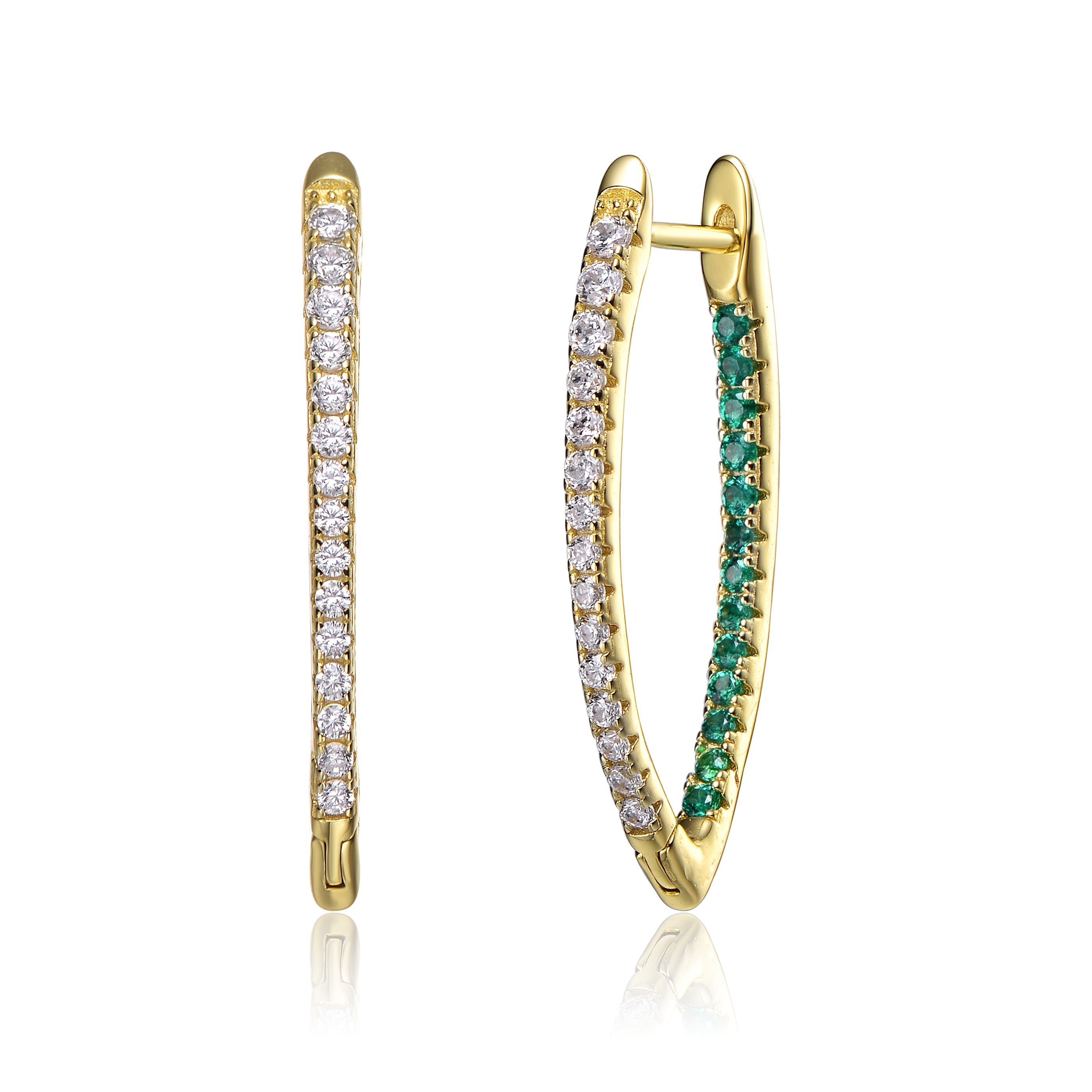 Cléo Paris Marquise Hoop Earrings GENEVIVE