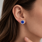 Valerie Solitaire Button Stud Classic Earrings GENEVIVE