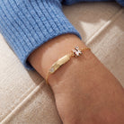 Kids 14K Gold Plated with Multi-Enamel Bar & Pony Bracelet GENEVIVE