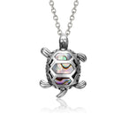 Coralie Abalone Couture Turtle Pendant Necklace Genevive
