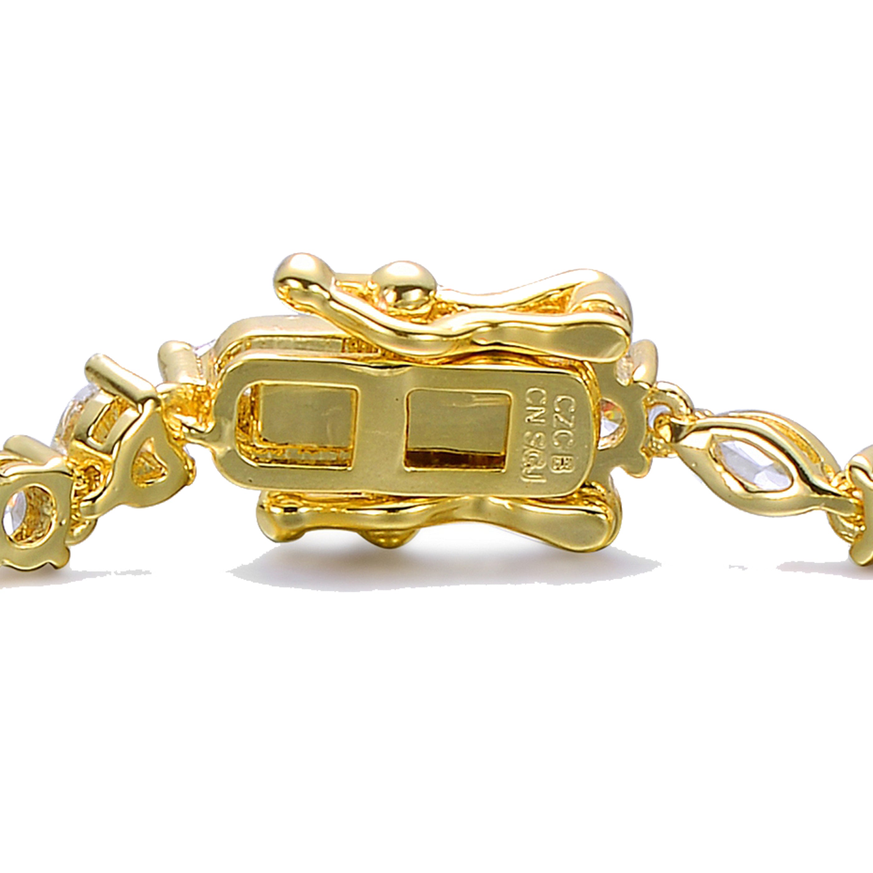 Lierre Cluster Couture Tennis Bracelet GENEVIVE