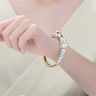 Sylvie Panther Swivel Bangle Bracelet GENEVIVE