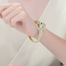 Chloe Leopard Bangle Bracelet GENEVIVE