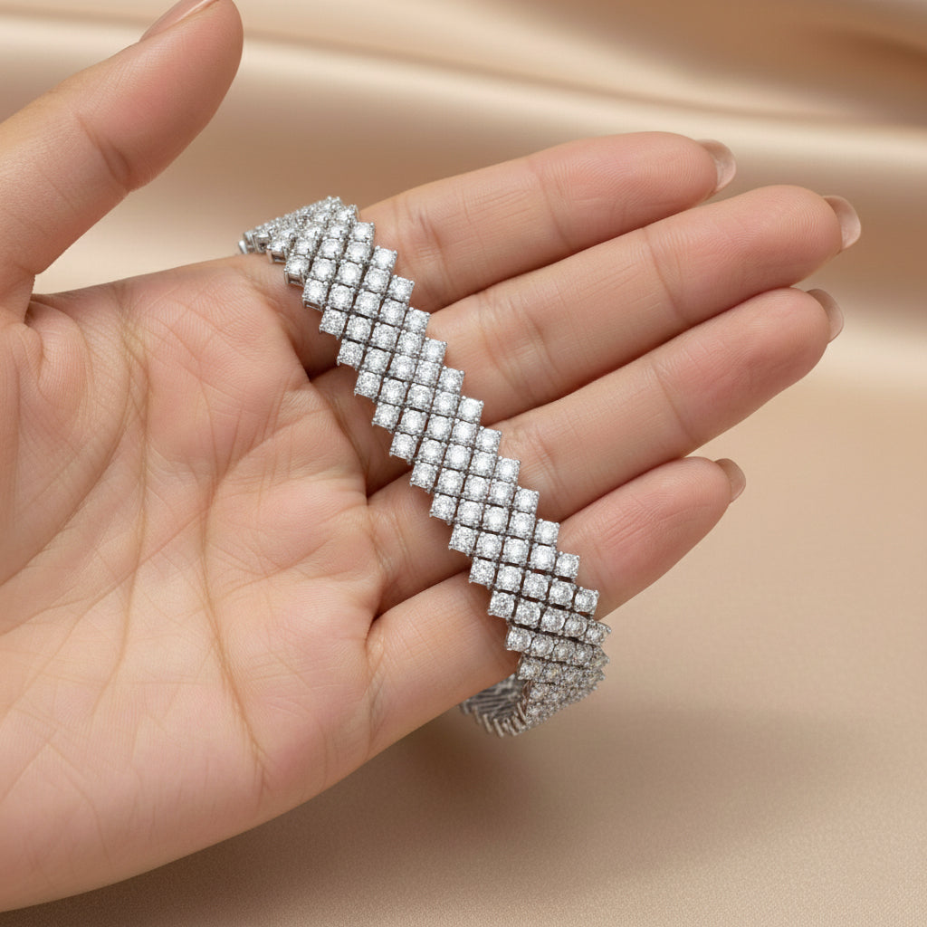 Colette 4-Row Tennis Bracelet GENEVIVE