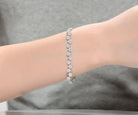 Madeleine Cluster Flower Link Bracelet GENEVIVE